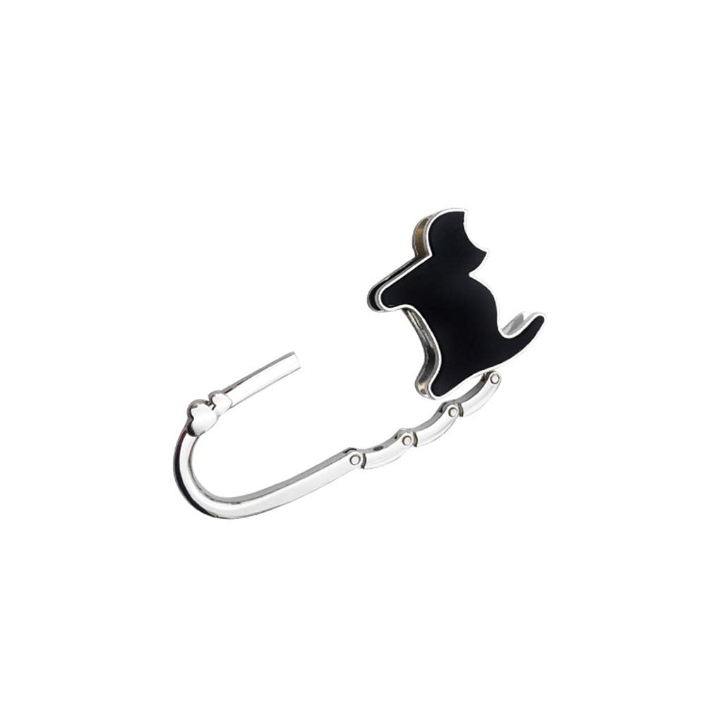 Stylish Metal Purse Hook & Hanger - Cute Cat Design Foldable Handbag Holder for Tables, Bags & Storage | Perfect for Restaurants, Travel & Shopping