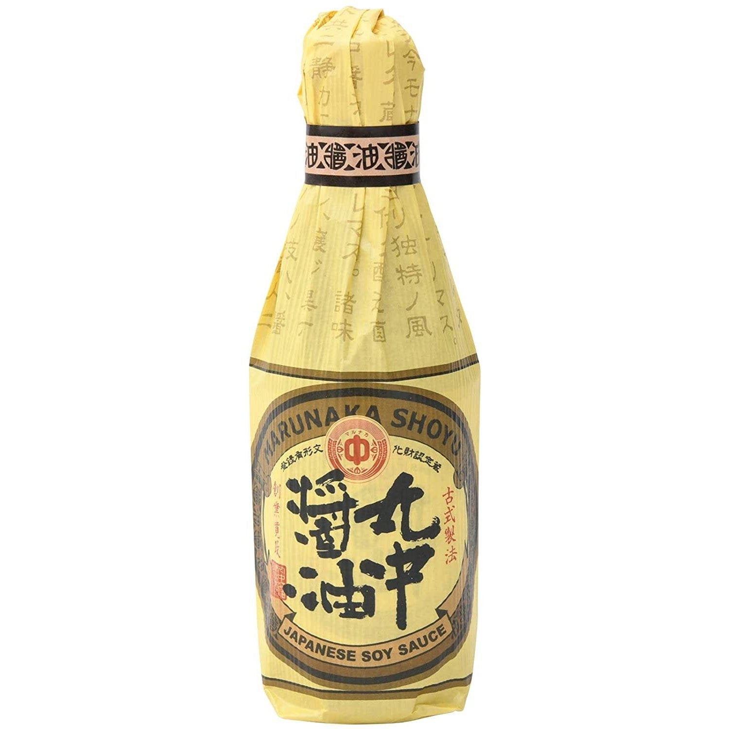 Marunaka Shoyu Naturally Brewed Japanese Soy Sauce 300ml - Premium Traditional Soy Sauce for Sushi, Ramen & Asian Cooking