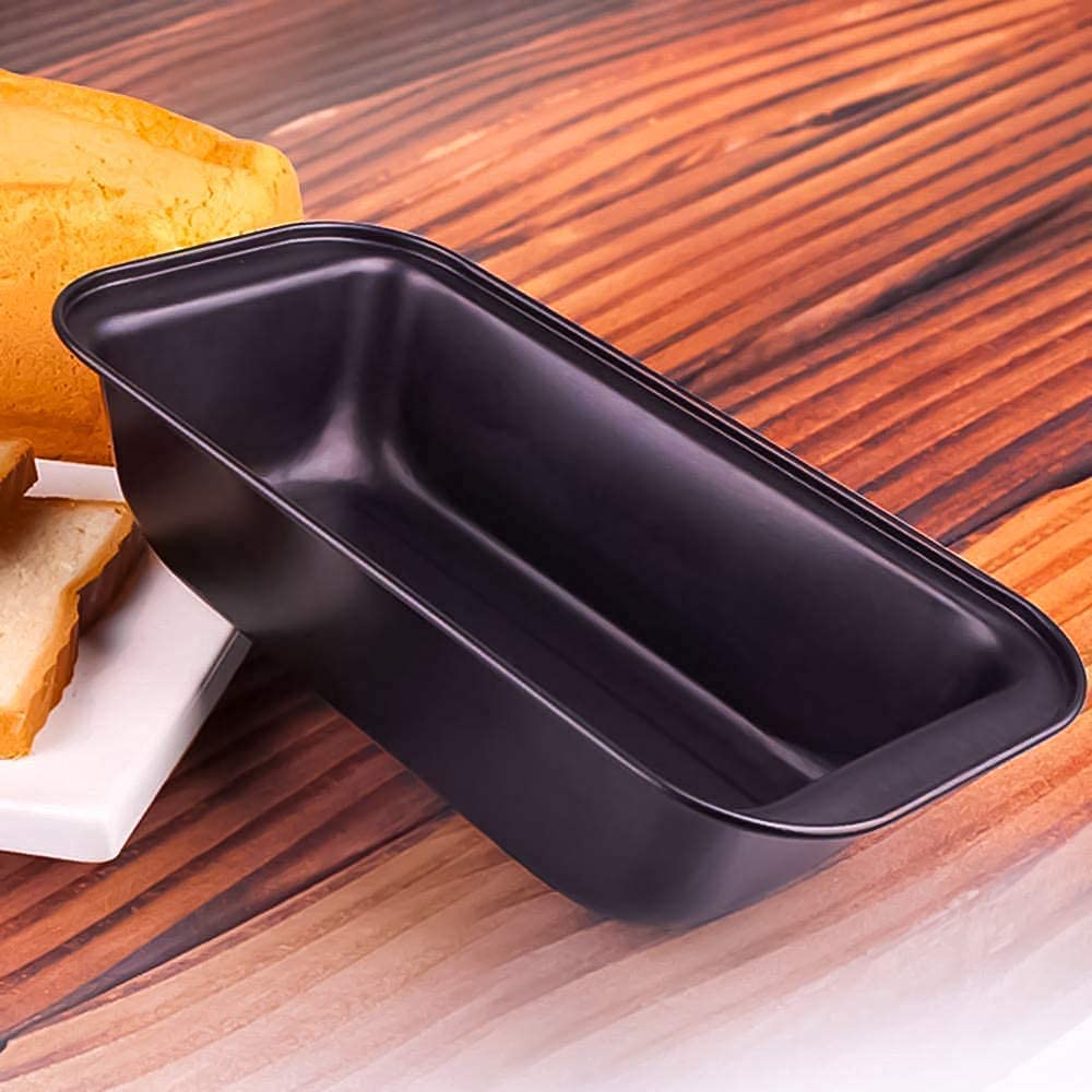 **Lexazo Nonstick Aluminum Bread Loaf Pan - Rectangular Cake Baking Mold for Homemade Bread, Cakes & Pastries - Microwave & Oven Safe (1-Piece, Black) - Perfect for Baking, Meal Prep & Holiday Treats**