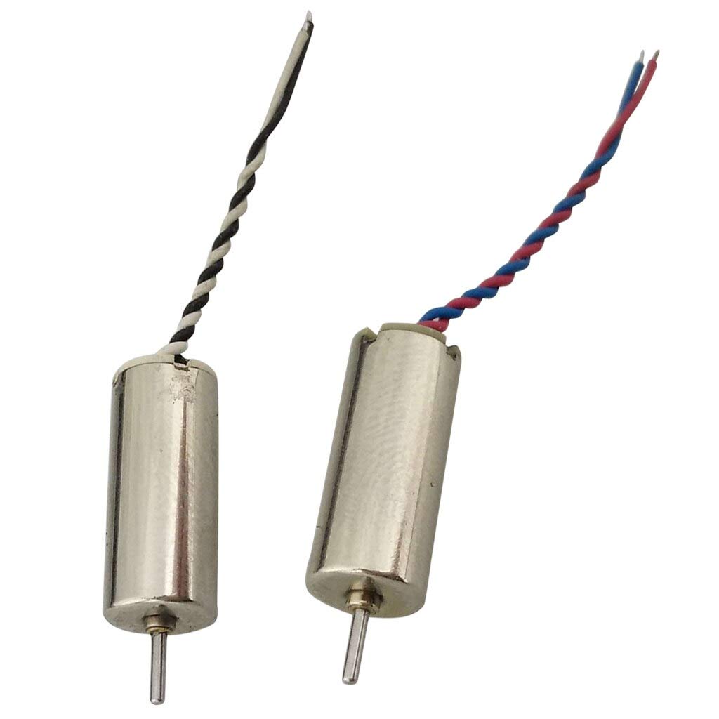 2 PCS CW CCW Replacement Motors for H36 RC Quadcopter Helicopter - Compatible with Remote Control Aircraft Accessories & Engine Parts | Perfect for DIY Drone Repair and RC Helicopter Upgrades