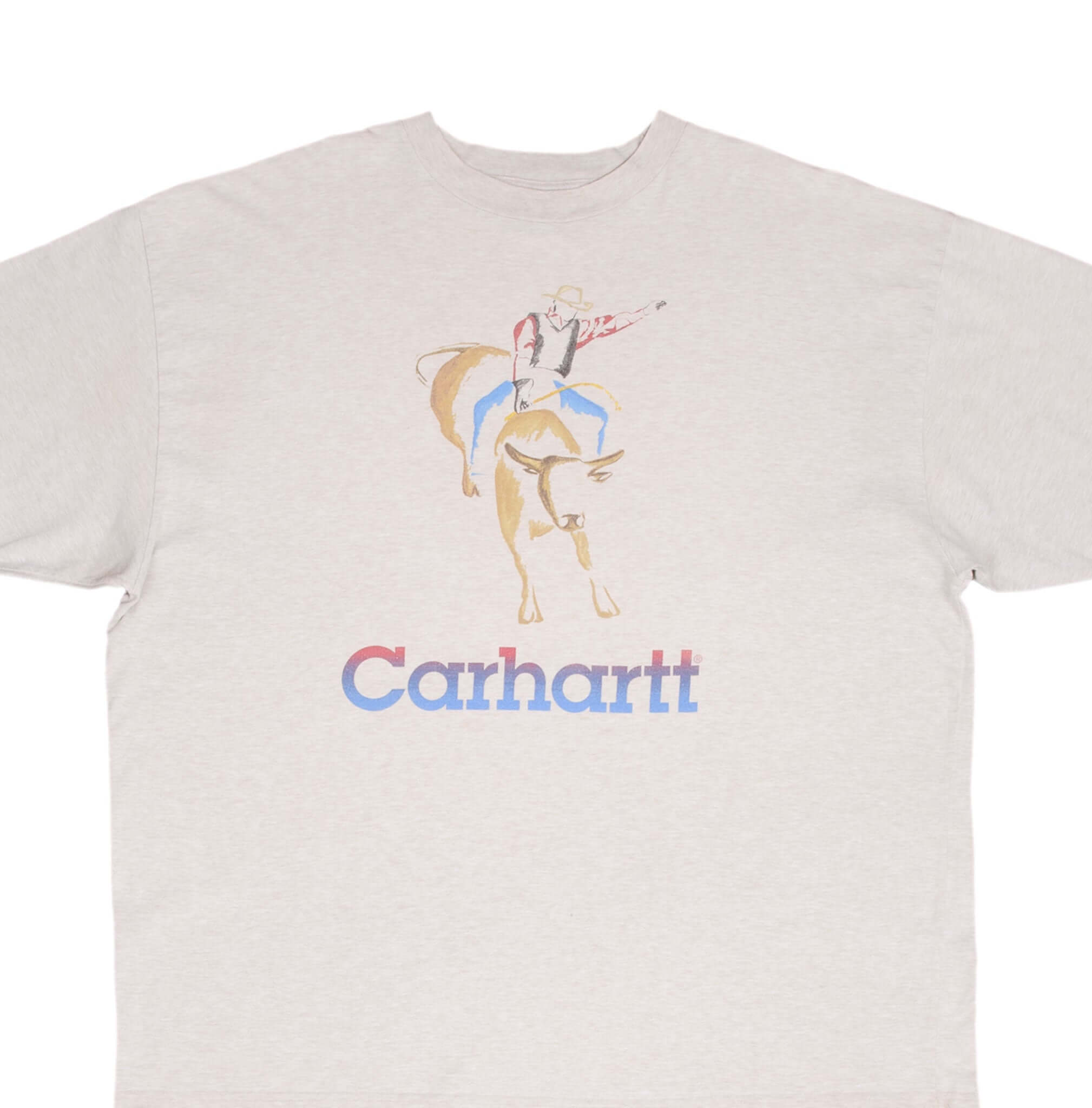 Vintage Carhartt Rodeo Graphic T-Shirt 1990s Retro Western Style Tee Size XL for Men - Perfect for Rodeo Events, Country Concerts & Vintage Fashion Collectors