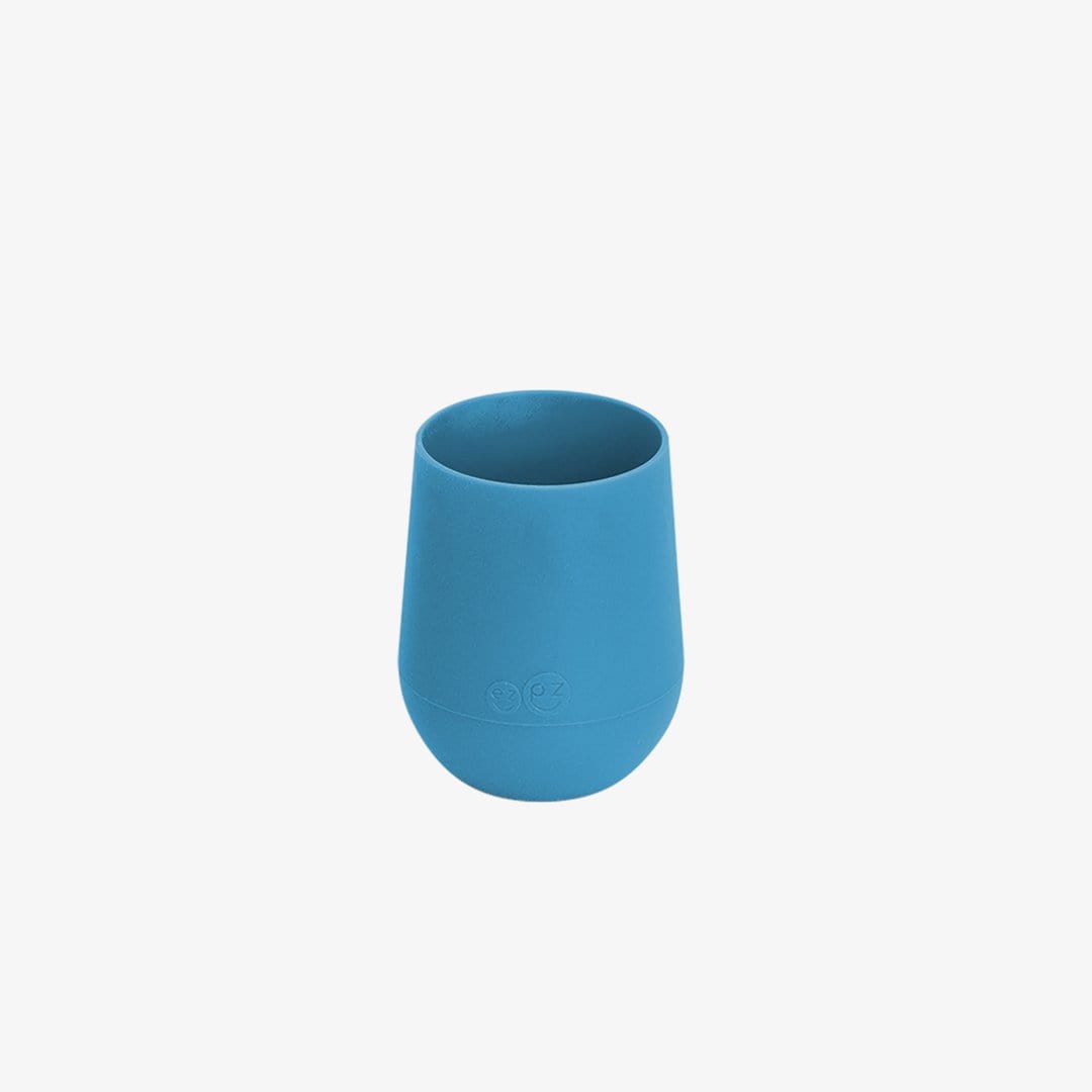 ezpz Mini Cup - Non-Spill Silicone Toddler Cup with Lid | Perfect for Baby's First Sippy Cup, Travel & Daycare Use