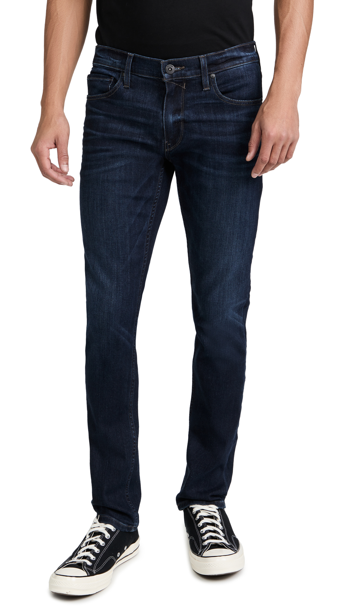 PAIGE Men's Lennox Cellar Slim Fit Stretch Denim Jeans - Comfortable & Stylish for Casual Wear, Work & Night Out