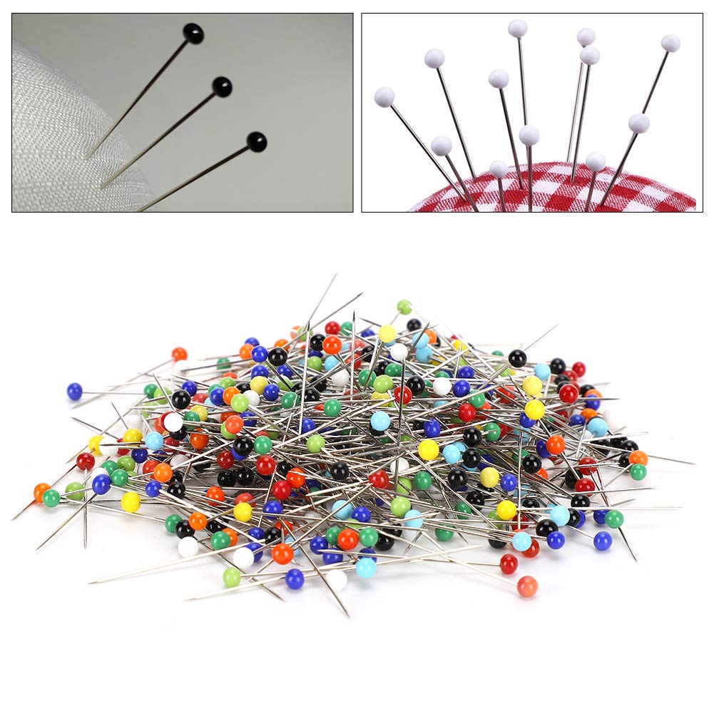 Colorful Mother-of-Pearl Ball Head Sewing Needles - Elegant Graduation Ceremony & Wedding Brooches for Prom, Home Sewing & DIY Crafts