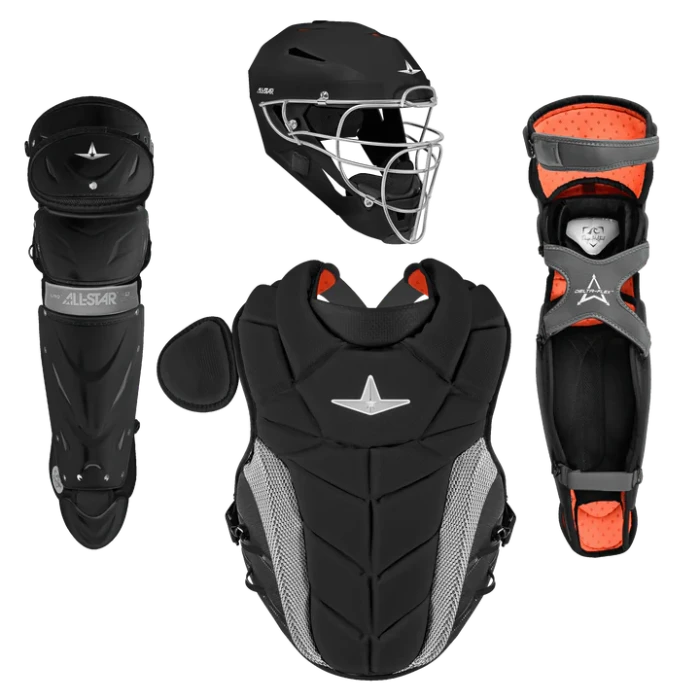 All Star PHX™ Fastpitch Catching Kit - Black Baseball Softball Gear | Paige Halstead Inspired PHX Catcher's Equipment for Fastpitch Games & Training