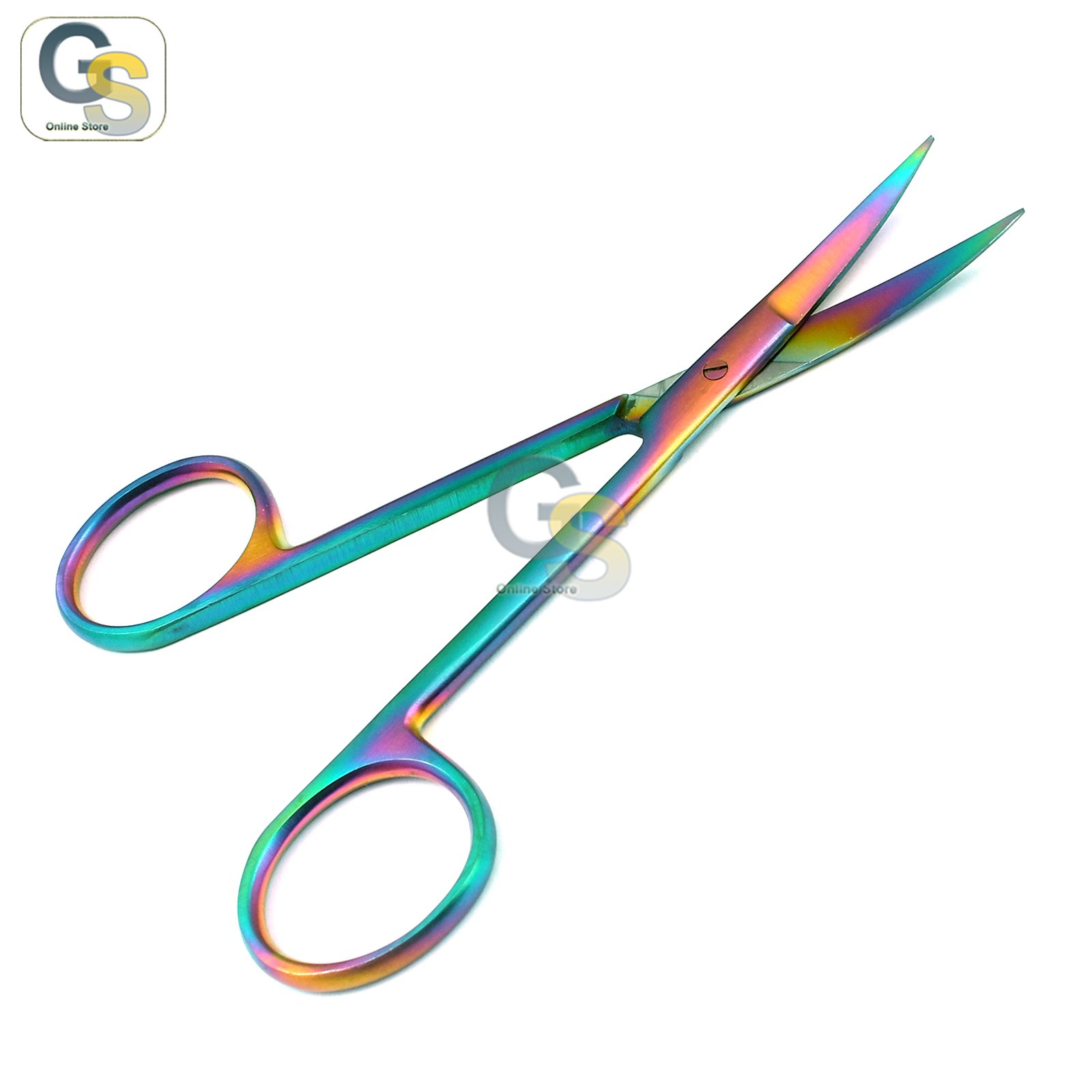 Rainbow Titanium Micro Scissors 4.5
