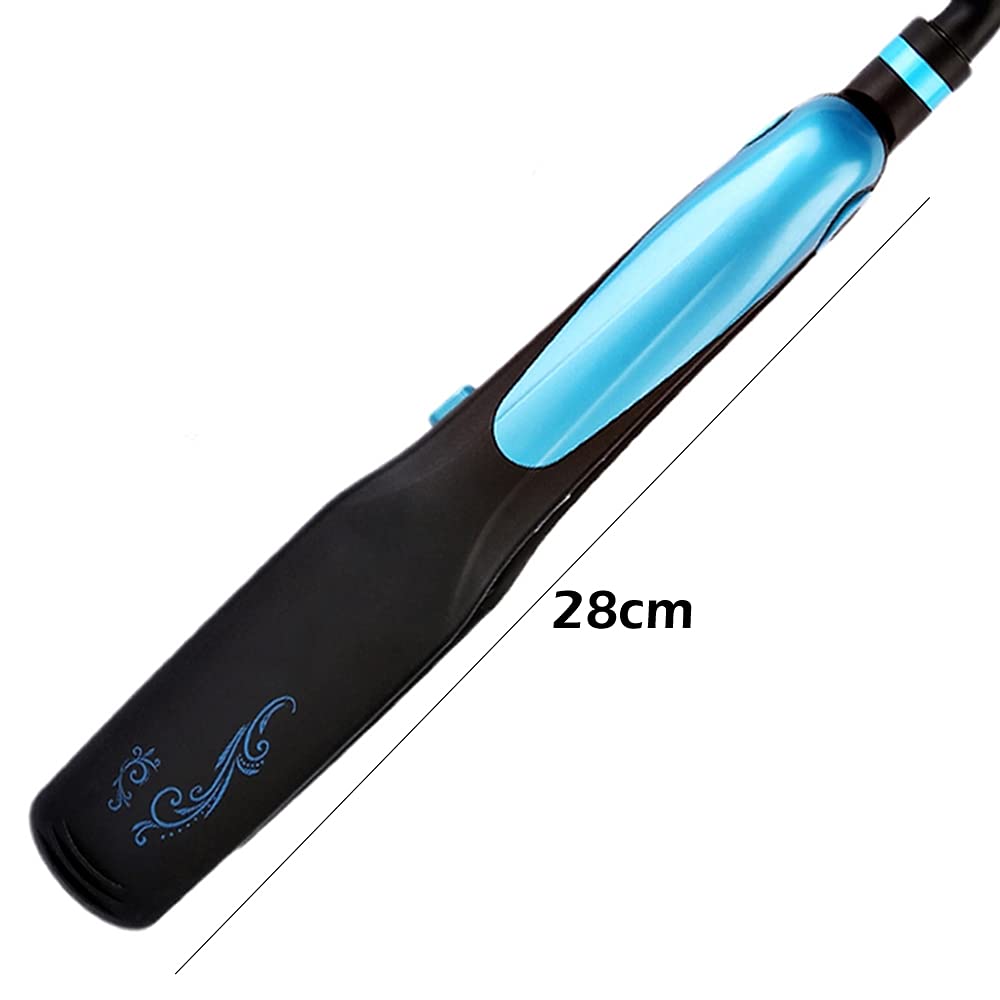 Professional 2-in-1 Portable Hair Straightener & Curler - Tourmaline Ceramic Coating, Dual-Use Styling Tool with 220°C Heat for Salon-Quality Results - Perfect for Travel, Home Use & Professional Styling