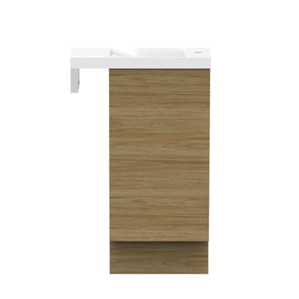 ADP Petite Rail Vanity with Kickboard - Small Bathroom Vanity with Storage & Mirror | Perfect for Compact Spaces, Apartments & Powder Rooms