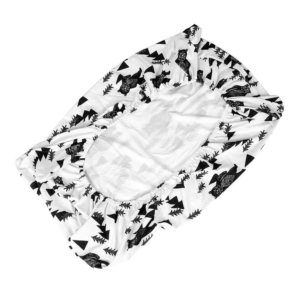 Waterproof Baby Diaper Changing Mat - Foldable Portable Changing Pad with Bear Design, Soft Training Crawling Mat for Infants & Toddlers - Perfect for Nursery, Travel & On-the-Go Diaper Changes