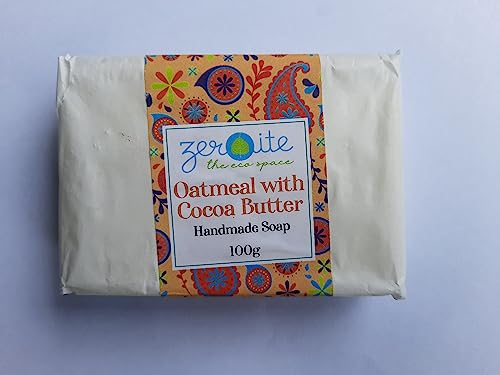 Premium Handmade Oatmeal & Cocoa Soap - Natural Exfoliating & Moisturizing Bar for Dry & Sensitive Skin - Perfect for Daily Use, Gifts & Spa Relaxation