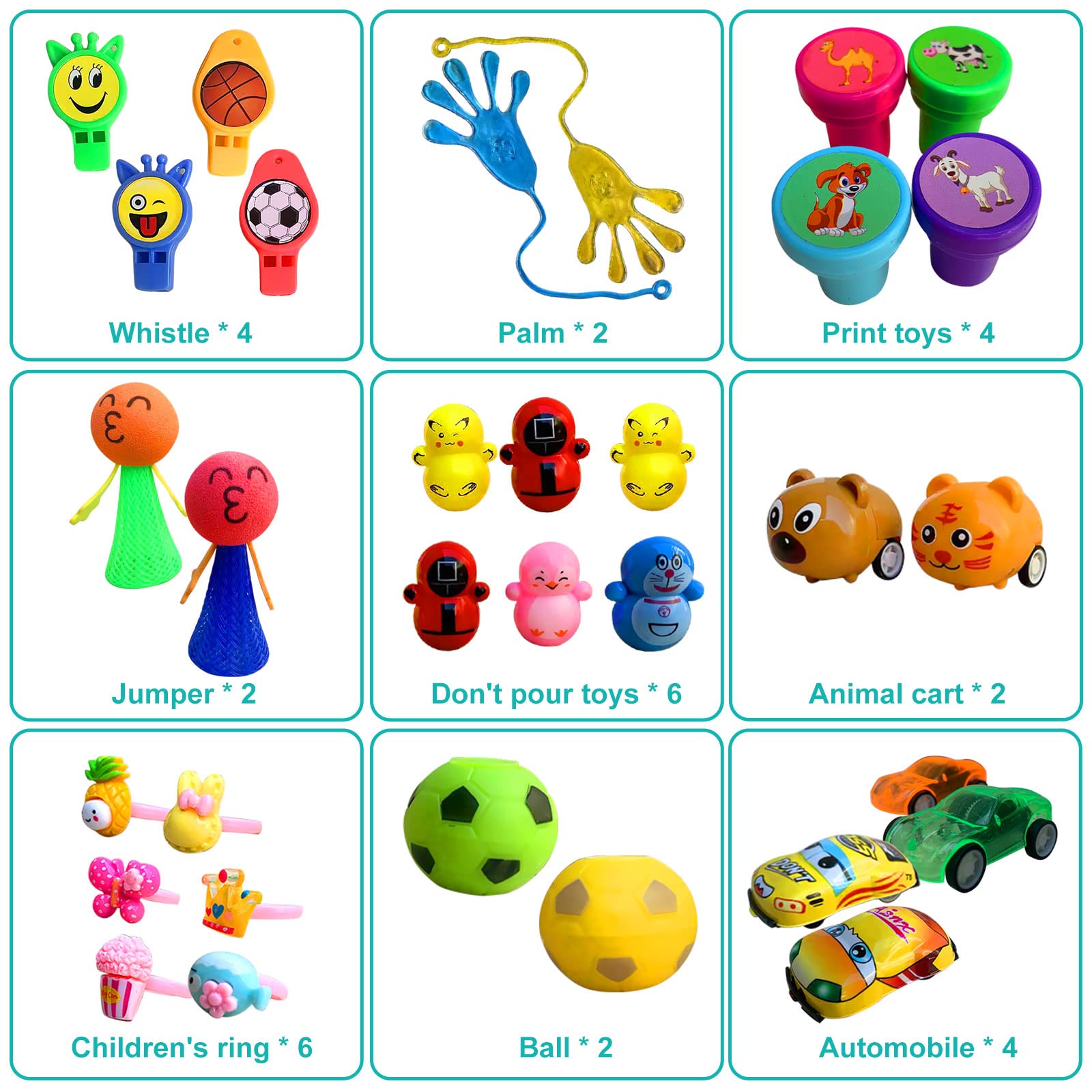 64 Pcs Easter Small Toys Bulk - Party Favors for Kids, Easter Basket Stuffers, Pinata Fillers, Classroom Treasure Box Prizes | Perfect for Easter Egg Hunts, Birthday Goodie Bags & Student Reward Gifts
