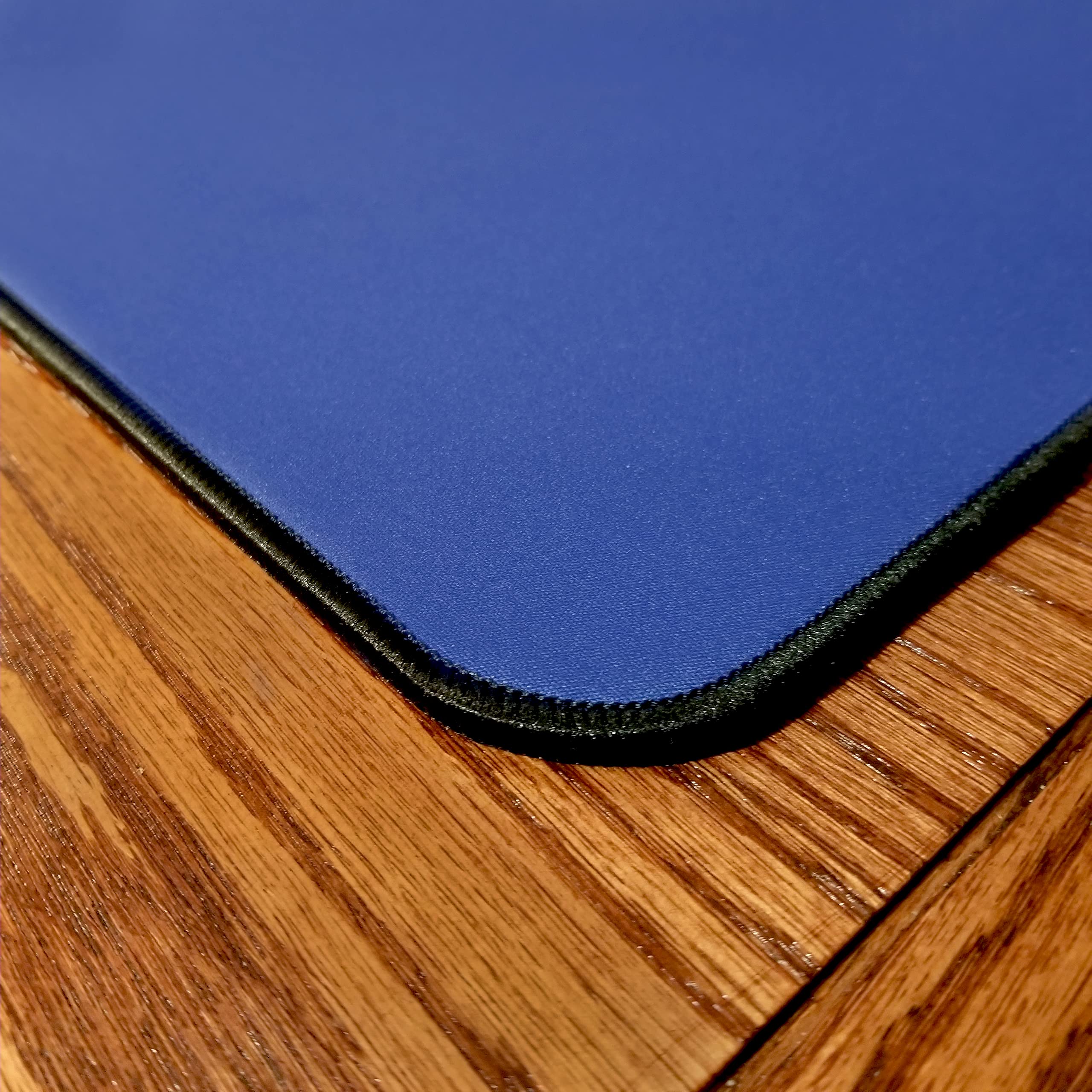 Premium 3.5'x5.5' Board Game Playmat - Extra Thick Cushioned Surface with Stitched Edges & Water Resistant Coating - Includes Convenient Carrying Case - Perfect for Tabletop Games, Magic: The Gathering, Dungeons & Dragons RPG Sessions - Large Blue Gaming Mat for Home Game Nights & Tournaments