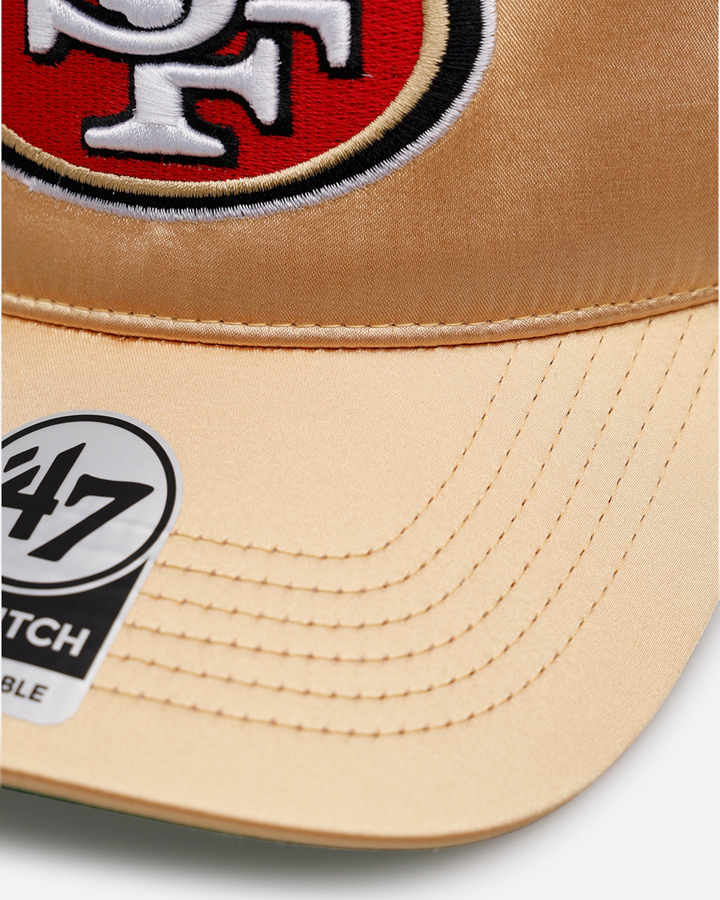47 Brand San Francisco 49ers 'Silky Way' Snapback Hat - Light Gold Adjustable Baseball Cap for Men & Women - Perfect for Game Day, Sports Events & Casual Wear