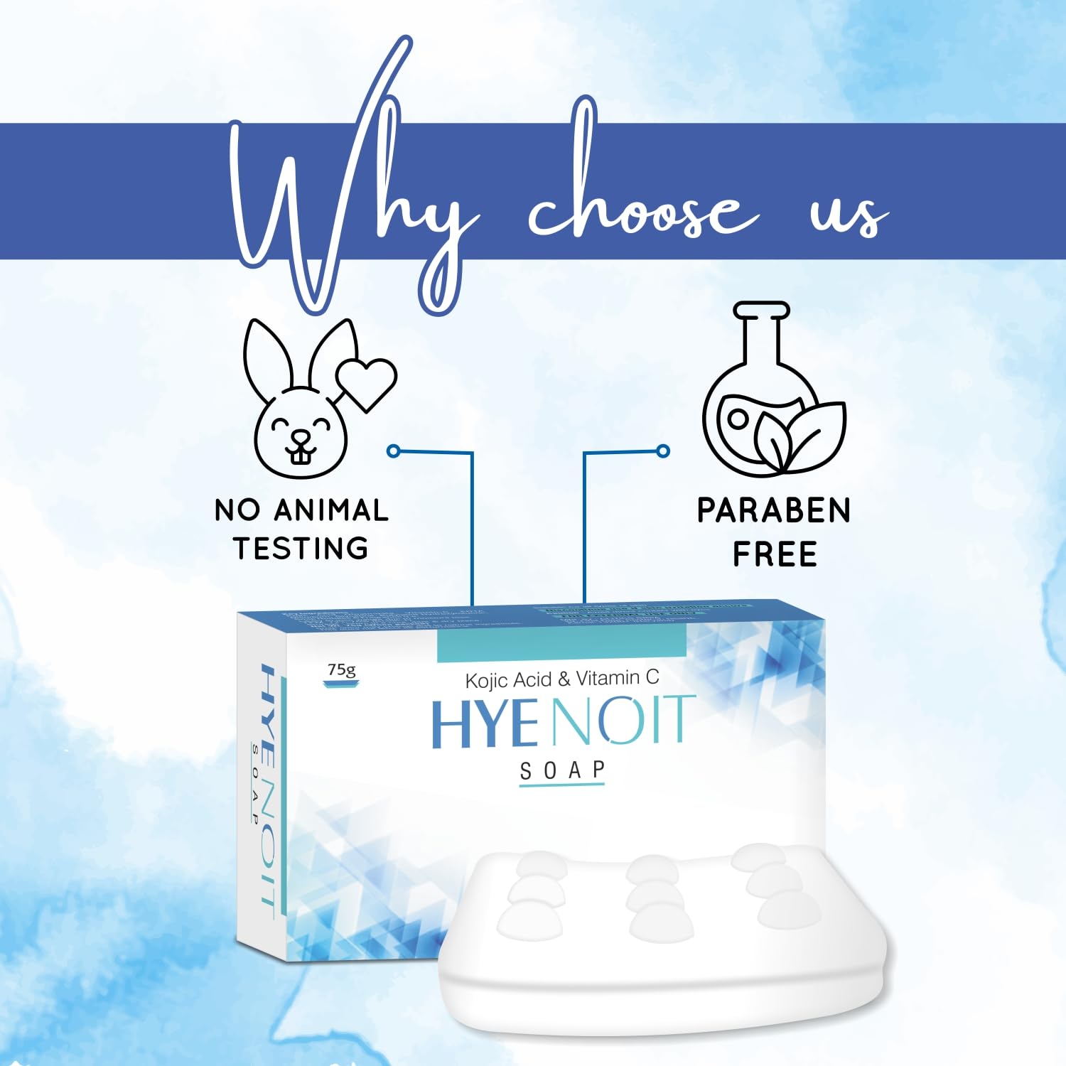 Segment Care Hyenoit Kojic Acid Soap - Brightening & Skin Lightening Bar for Dark Spots, Hyperpigmentation & Acne Scars | Best for Face & Body Cleansing, Daily Skincare Routine