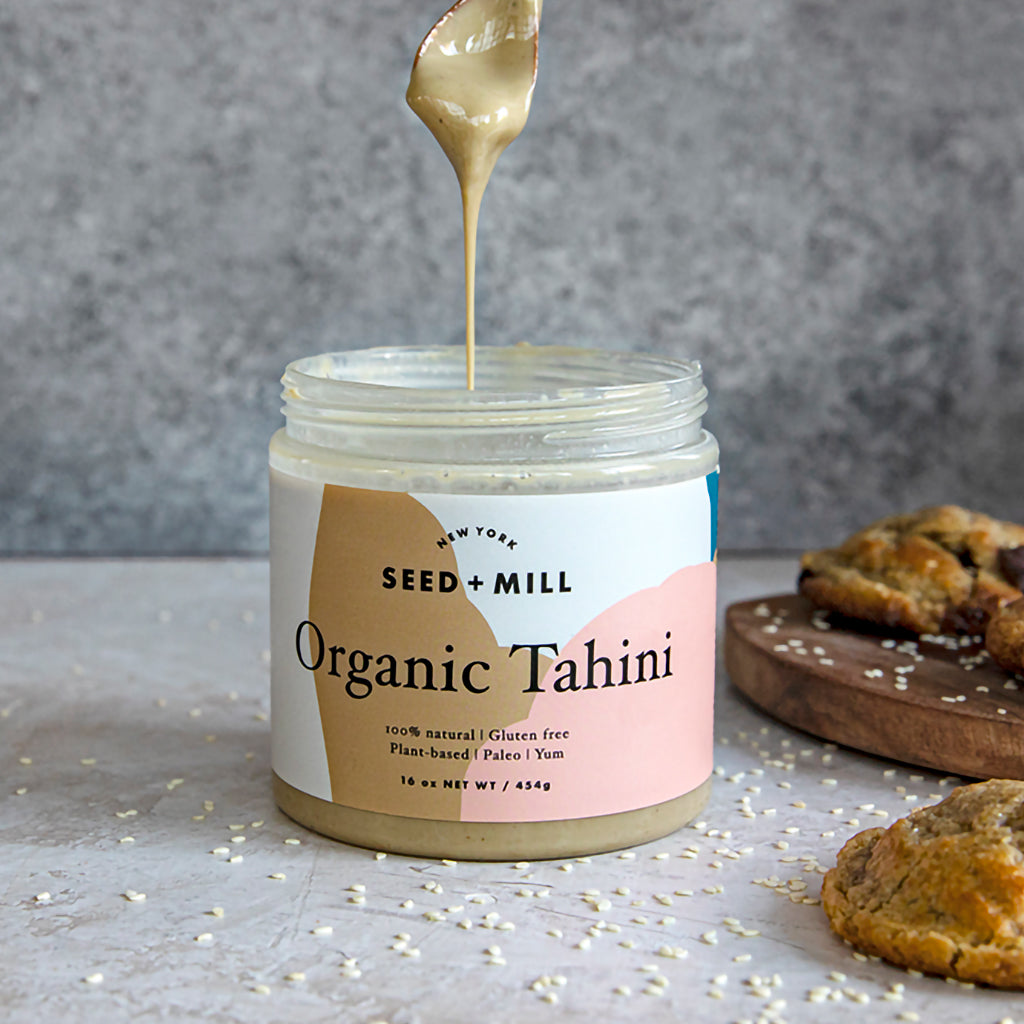 Organic Tahini Trio - Premium Sesame Seed Paste Set (16oz x 3 Jars) - Gluten-Free, Vegan & Non-GMO - Perfect for Hummus, Dressings & Middle Eastern Cooking