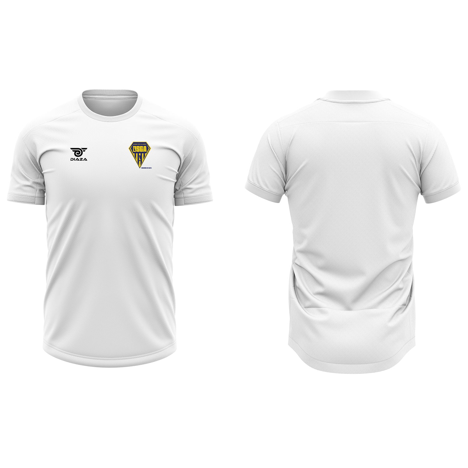 Diamond State Academy Dipro Shirt - Premium White Cotton T-Shirt for Men | Comfortable Casual Wear for School, Work & Everyday Outfits