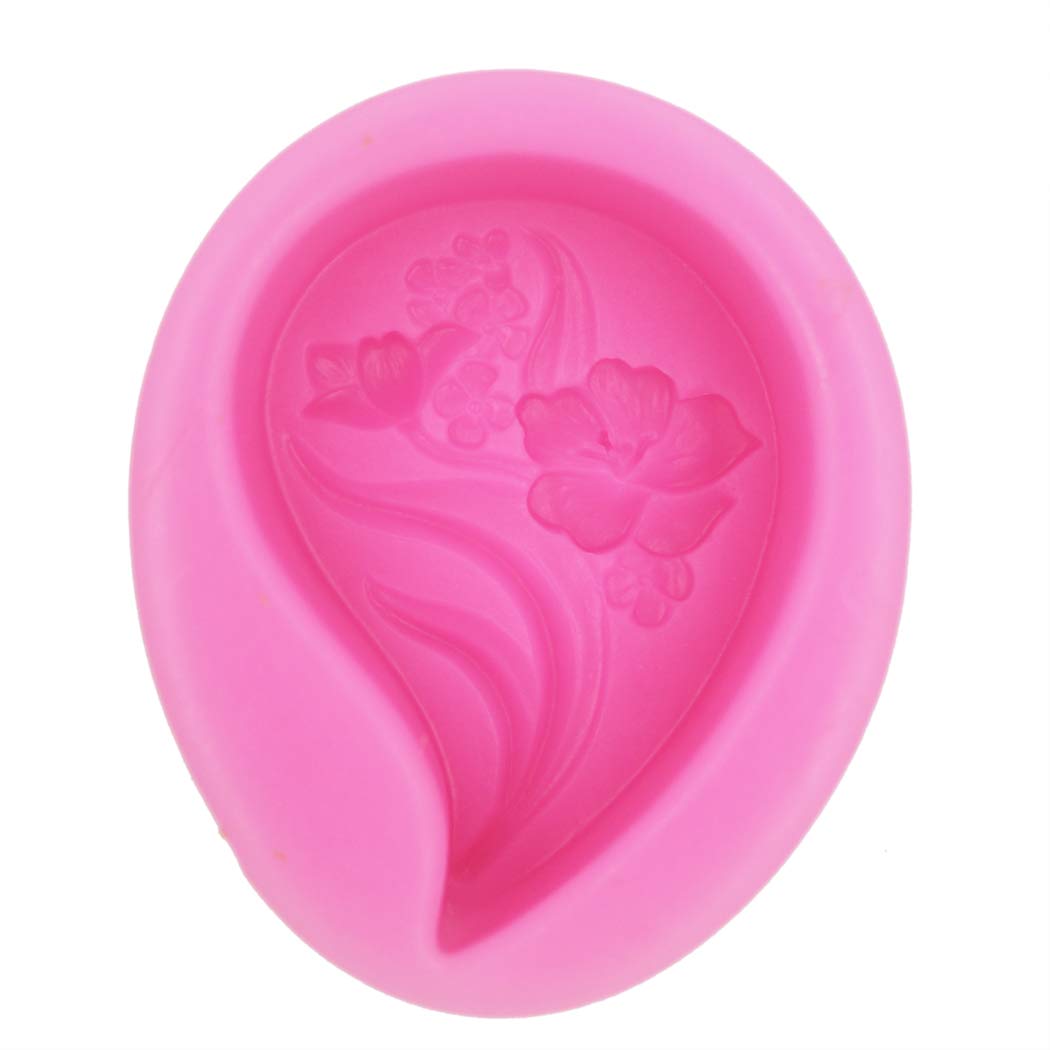 Flower Silicone Soap Molds for DIY Handmade Soap Making - 6 Cavity Craft Molds for Bath Bombs, Candles, Resin Art (Set of 2) - Perfect for Home Spa, Wedding Favors & Gift Making