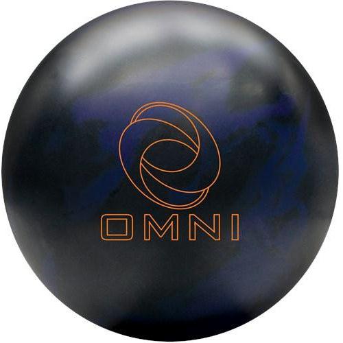 Premium Ebonite Omni Solid Bowling Ball - Black & Blue for Professional & Recreational Bowlers | Perfect for League Play & Tournament Performance