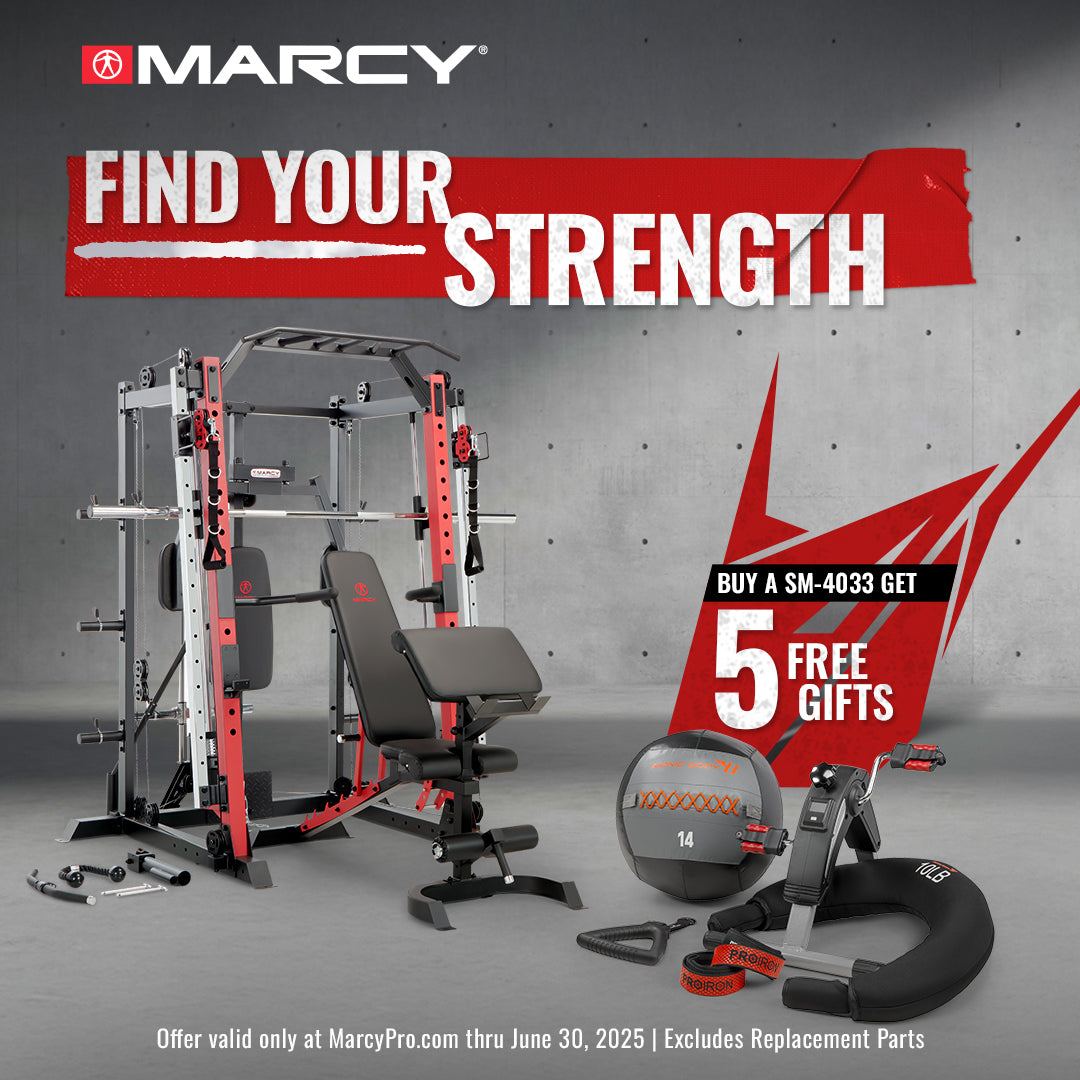 Marcy SM 4033 Smith Machine & Power Cage System with Pull-Up Bar, Landmine Station - Home Gym Strength Training Equipment for Weightlifting & Fitness Workouts