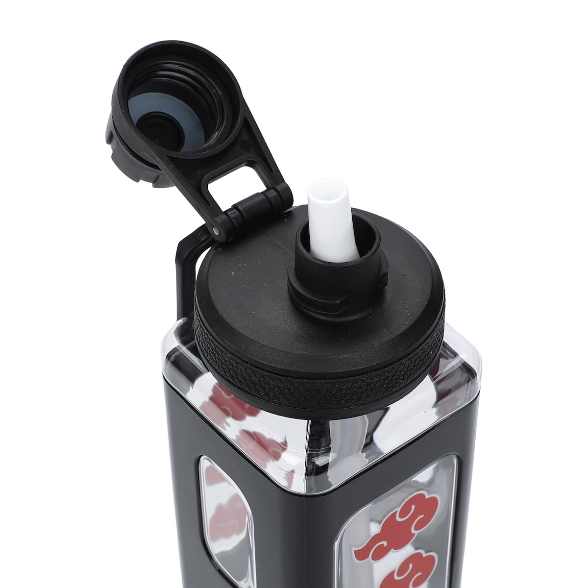 Naruto Akatsuki Red Cloud 24 Oz Water Bottle - Anime Themed Stainless Steel Insulated Tumbler for Gym, School & Outdoor Activities