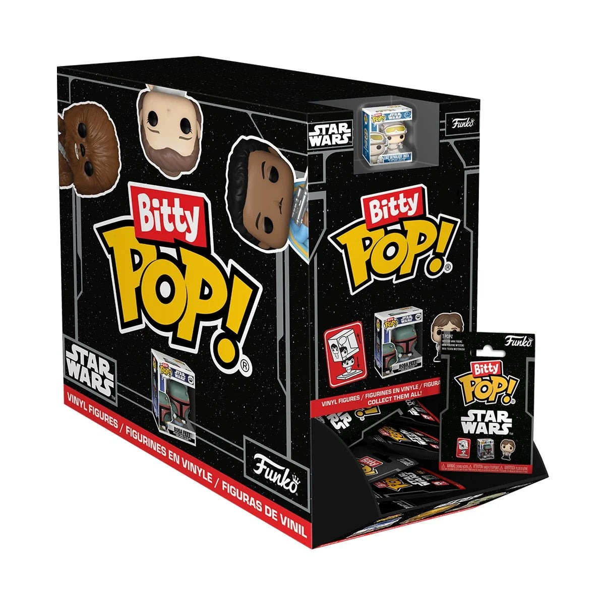 Bitty Pop! Star Wars Series 2 Blind Box Collectible Figures - Mystery Pack with 1 Random Character - Perfect for Star Wars Fans, Collectors & Gift Giving