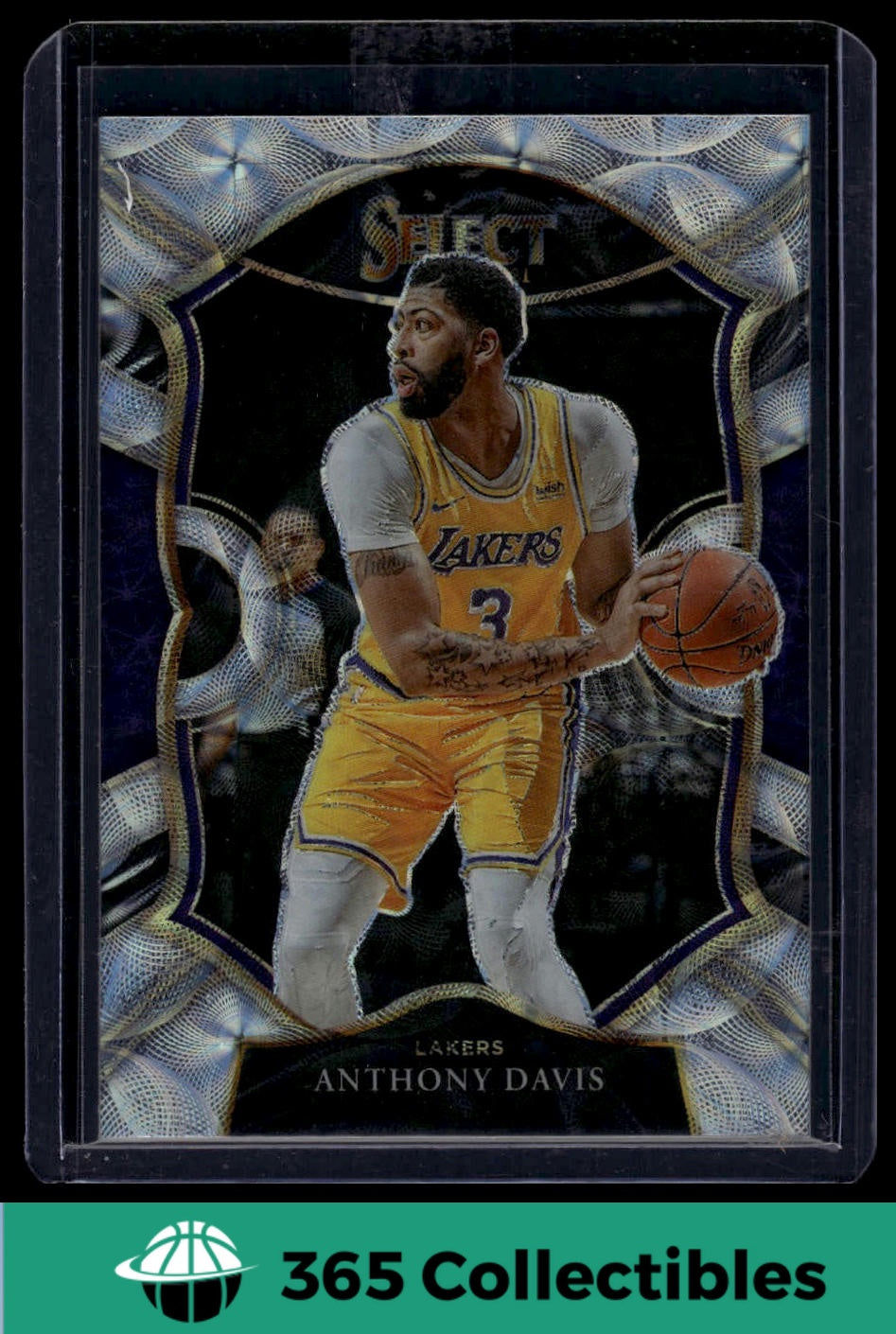 2020-21 Panini Select Anthony Davis Silver Prizm #45 Basketball Card - Los Angeles Lakers NBA Collectible for Fans & Investors | Perfect for Trading, Displaying, and Sports Memorabilia Collections