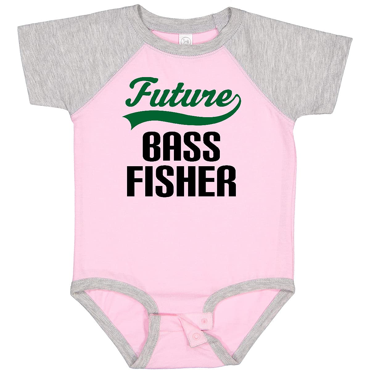 Inktastic Future Bass Fisher Baby Bodysuit - Cute Fishing Outfit for Infants & Toddlers - Perfect for Family Fishing Trips, Outdoor Adventures & Photo Shoots