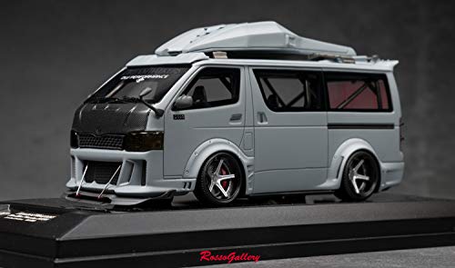 1/43 Scale Toyota Hiace MPV D550 Model Car in Navy Gray - Perfect for Collectors, Diecast Enthusiasts & Home/Office Display