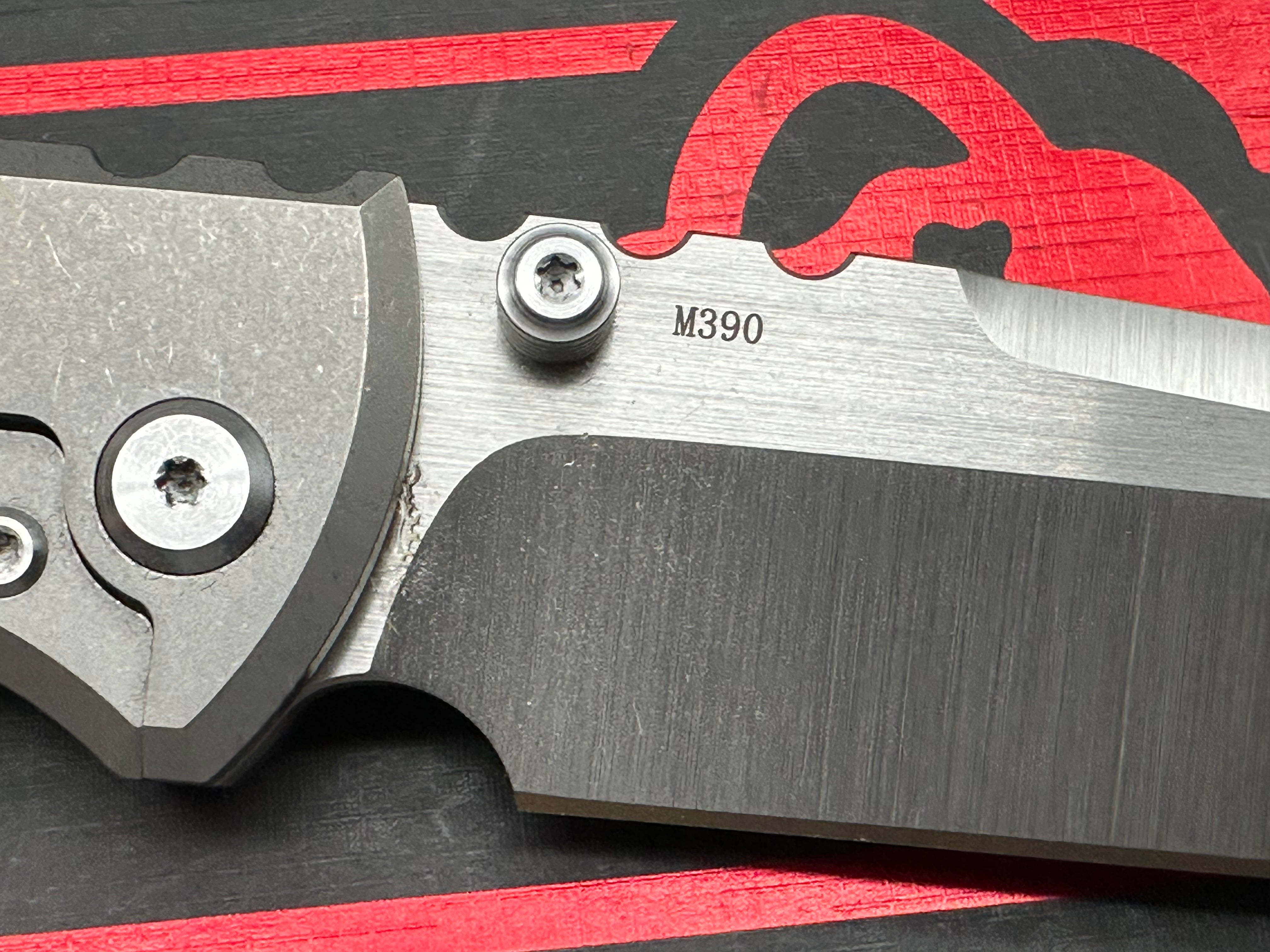 Chaves 229 G1O/Ti Redencion Tanto Folding Knife - Black G10 Handle, Titanium Frame, EDC Pocket Knife for Outdoor, Camping, Hiking & Everyday Carry