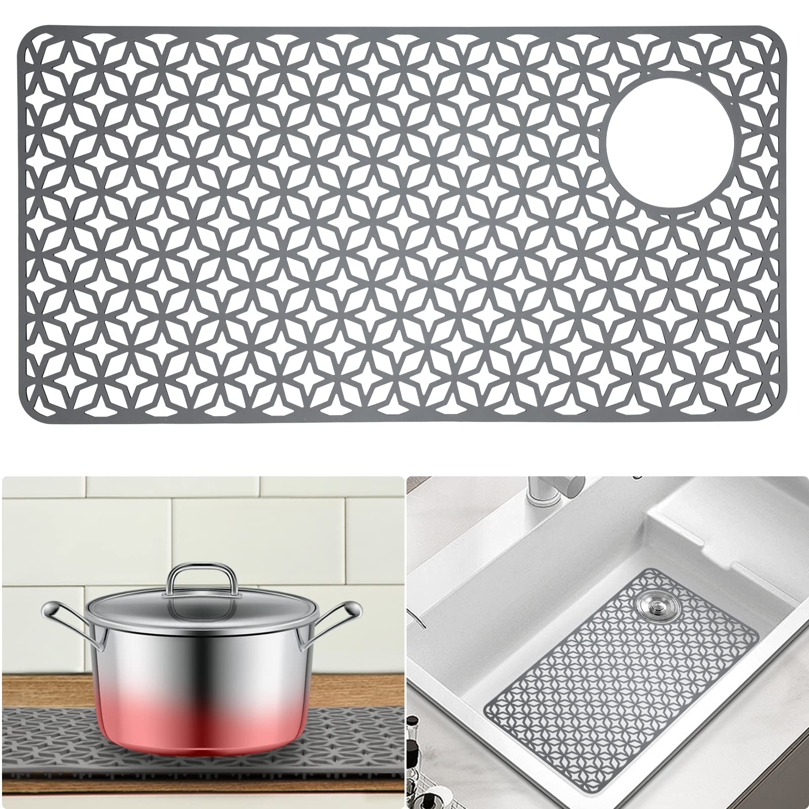 Non-Slip Kitchen Sink Protector Mat 28.25
