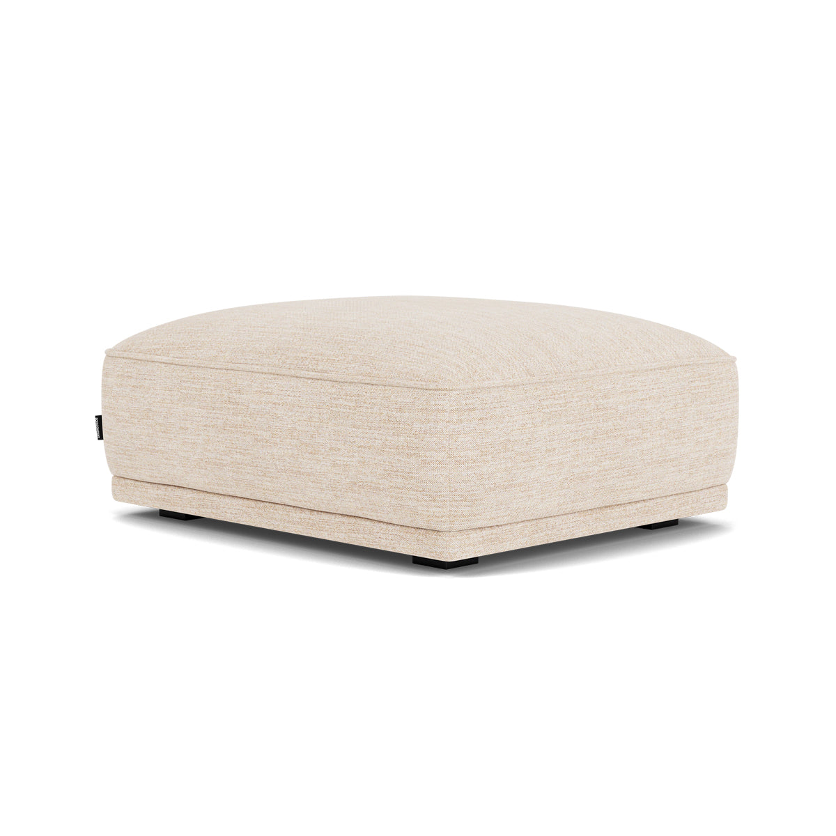 Leonora Fabric Storage Ottoman with Tufted Top - Stylish Footrest, Coffee Table & Extra Seating for Living Room, Bedroom & Dorm