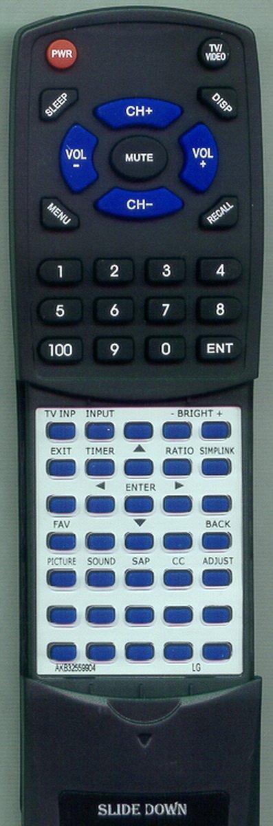 Original Remote Control Replacement for LG 50PC5D 42LC7D 32LC7DC 50PC5DUC 50PC5DC - Compatible with LG Plasma & LCD TVs - Perfect for Home Entertainment & Office Use