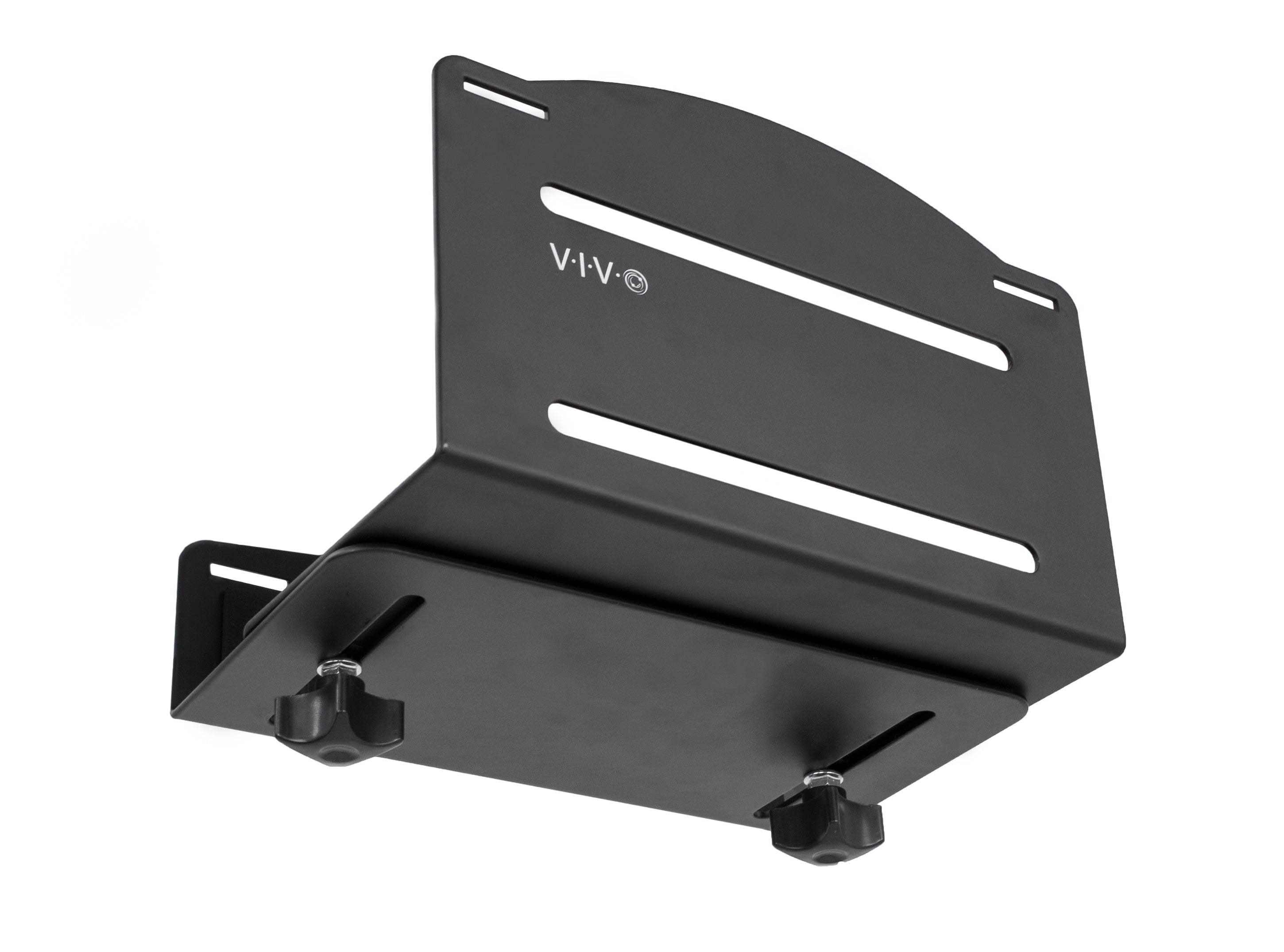Universal PC Wall Mount Bracket - Adjustable VESA 75x75 to 100x100mm for Desktop Computer Monitor, TV - Space Saving Home Office & Gaming Setup Solution