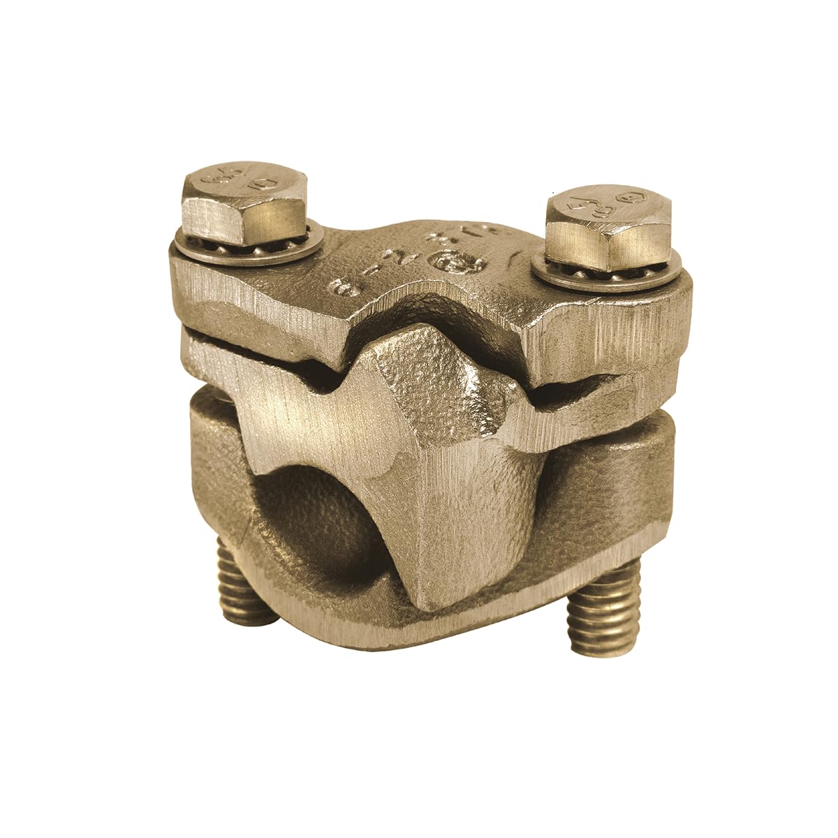 Burndy QPX2828-Y Universal Versitap Parallel Clamp for 1/0-4/0 AWG Aluminum/Copper Cables - 2-1/8