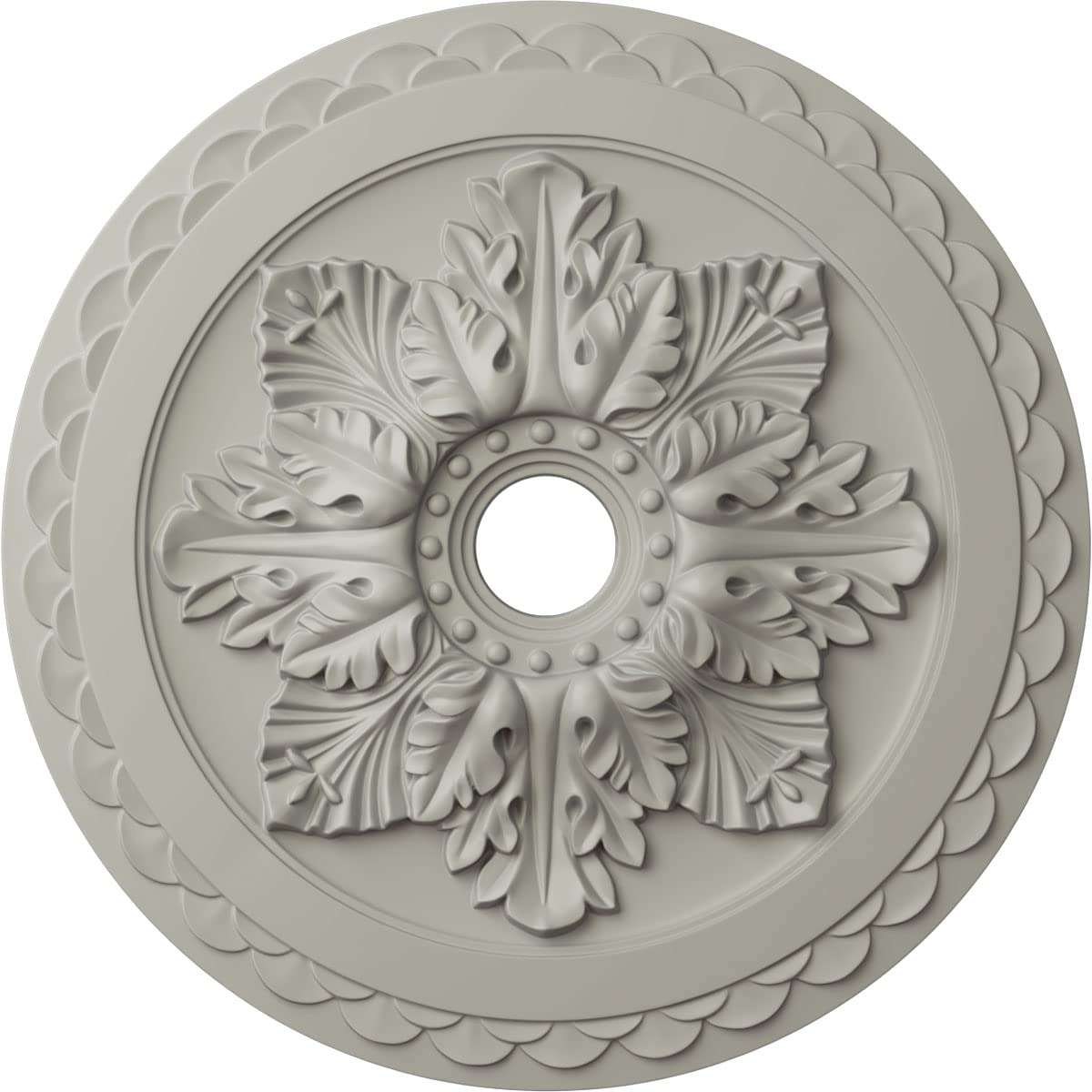 Ekena Millwork CM23BOPCF Bordeaux Deluxe Ceiling Medallion - 23 5/8