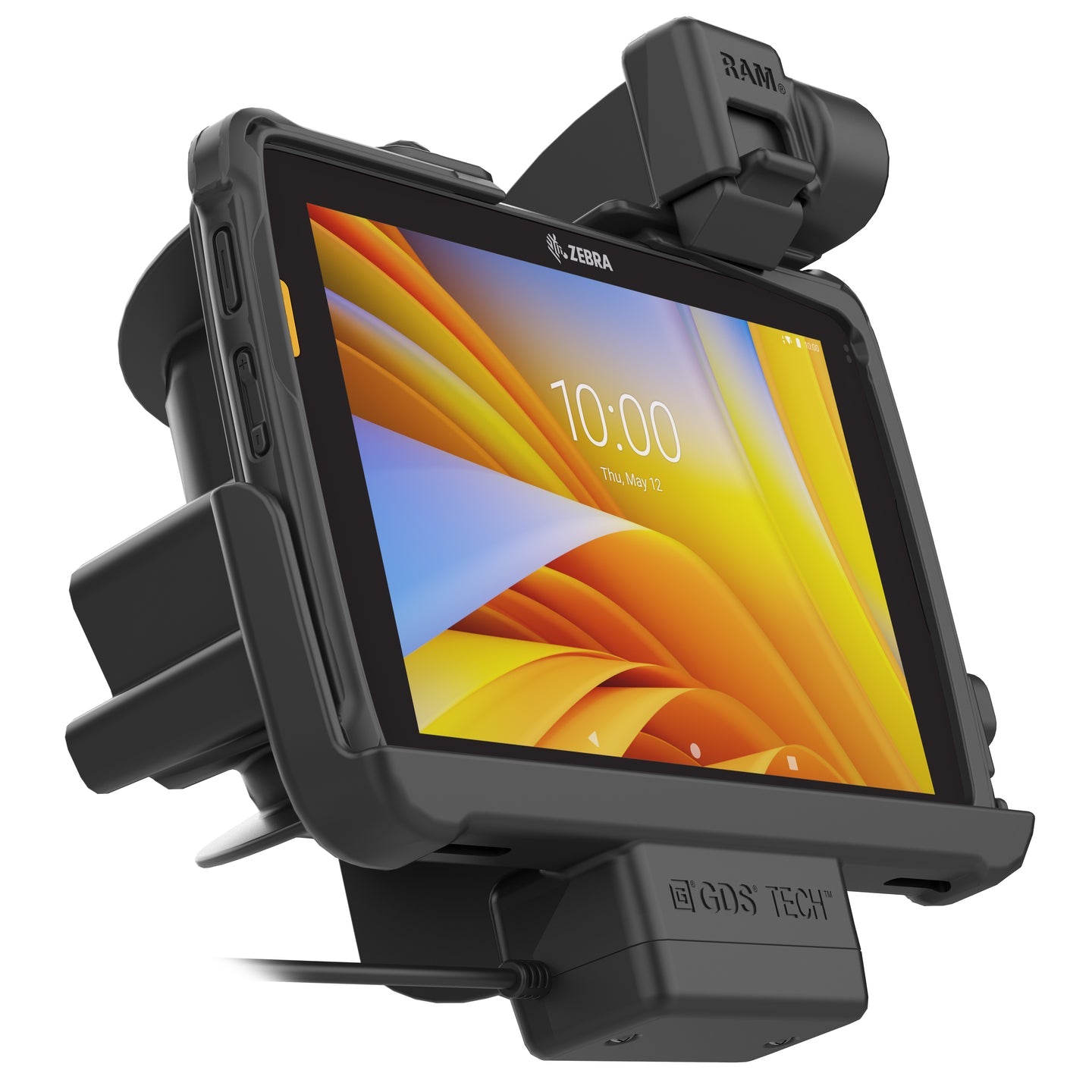 Zebra ET4x 8 Tablet Locking GDS® Powered Dock with IntelliSkin® - Secure Charging Station for Retail & Warehouse Use (RAM GDS DOCKL ZE20PU)
