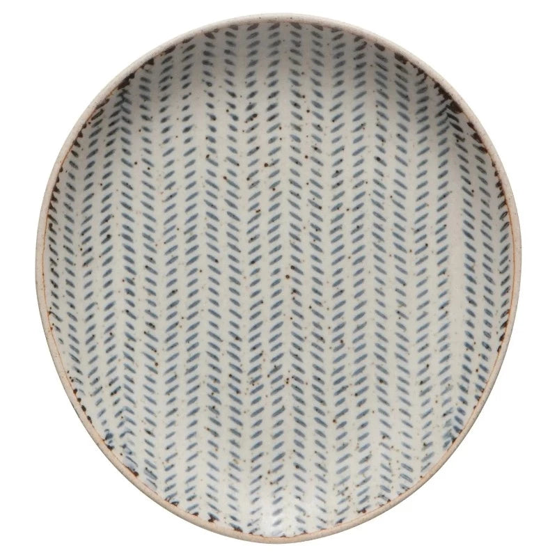 Element Herringbone Spoon Rest - Ceramic Heat-Resistant Kitchen Utensil Holder for Stovetop & Countertop - Perfect for Cooking, Serving & Organizing Spoons & Ladles