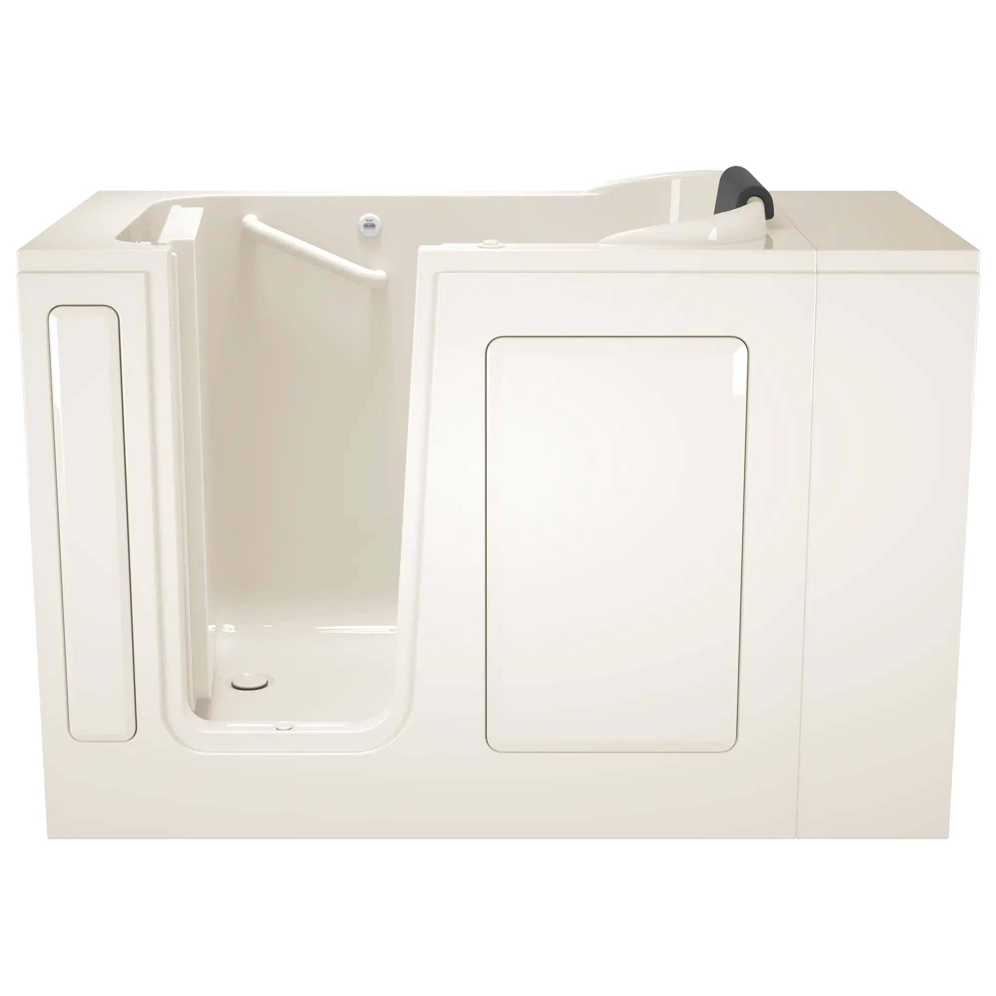 Premium 28 x 48 Inch Gelcoat Walk-in Bathtub with Air Spa System - Left Hand Drain for Elderly & Mobility Accessible Bathing