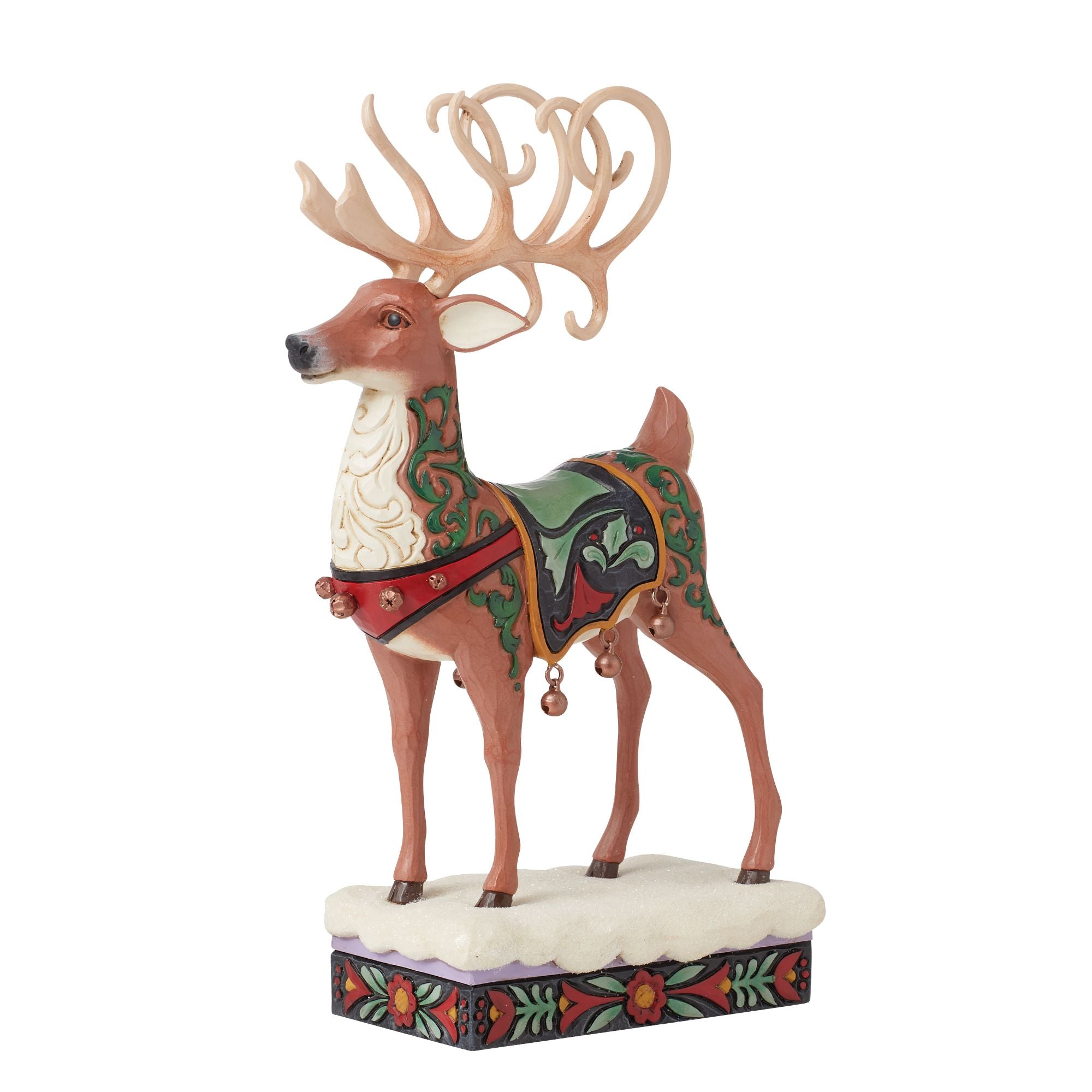 Holiday Manor Reindeer Figurine - Christmas Decorations for Home, Tabletop, and Holiday Display - Perfect for Festive Season, Winter Decor, and Gift Giving