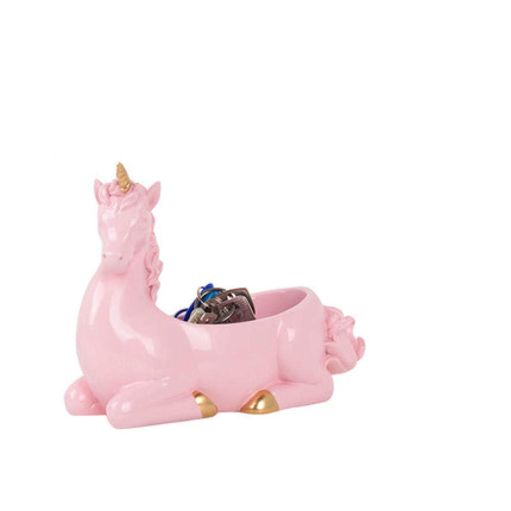 Unicorn Key Holder Box - Decorative Porch & Coffee Table Storage Organizer for Home Decor | Perfect for Entryway, Living Room, and Office Desk Organization