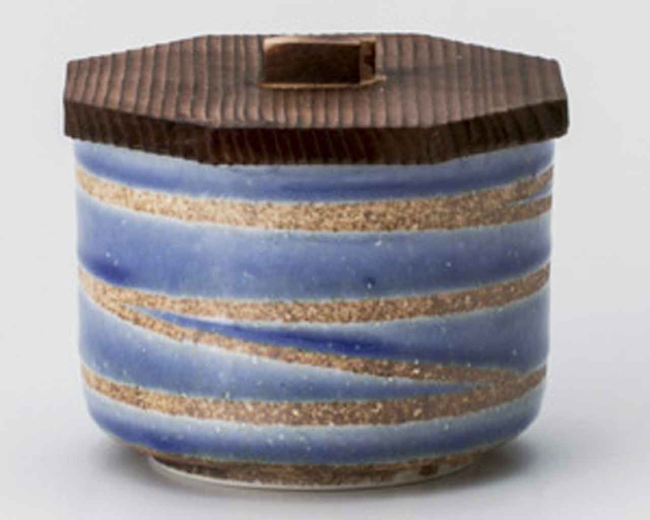 Premium Kosui 4.3-Inch Japanese Ceramic Rice Bowls with Wooden Lids - Set of 5 - Authentic Handcrafted Tableware for Sushi, Ramen, Asian Dining & Home Decor
