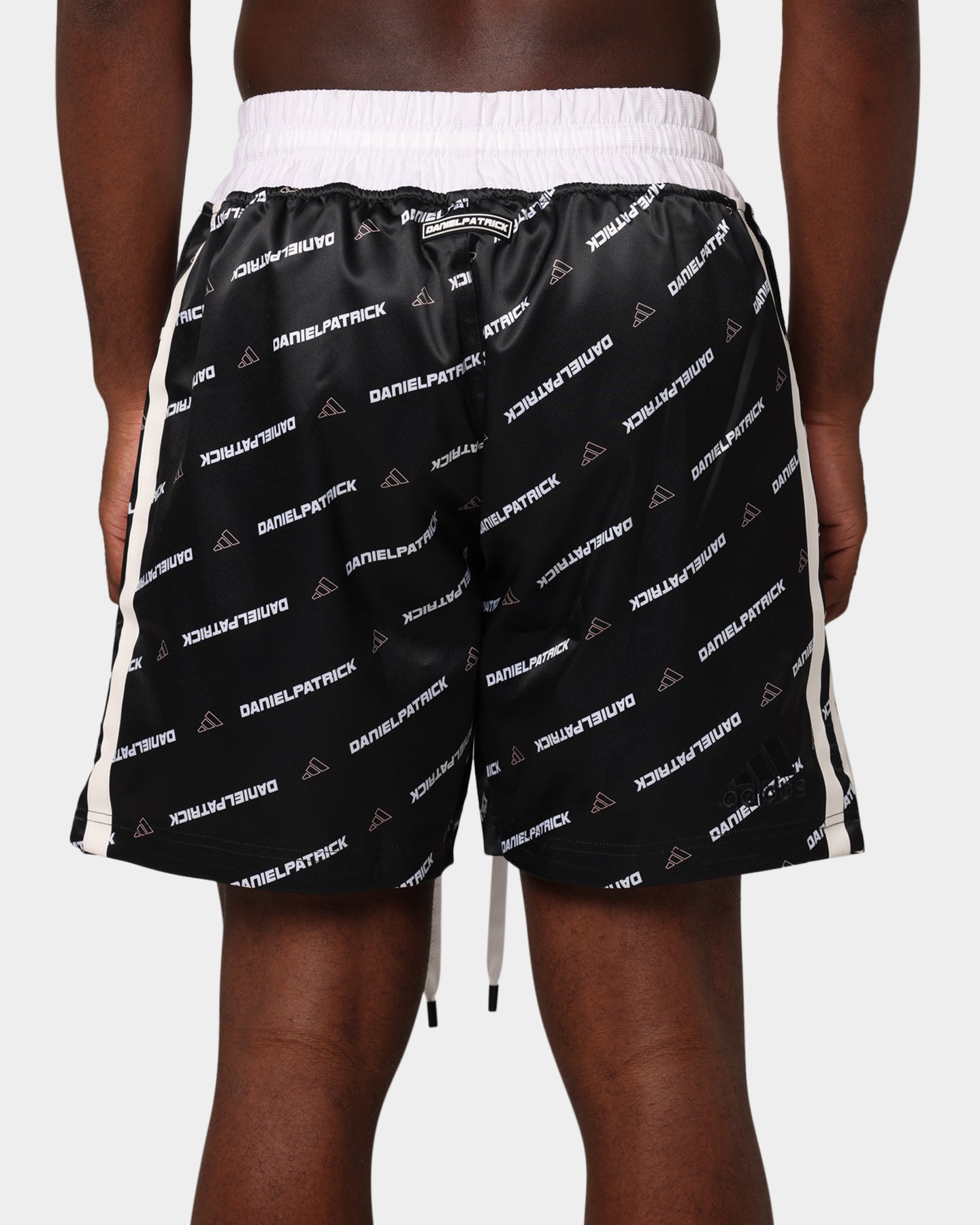Adidas Daniel Patrick X Adidas All Over Print Shorts - Black Athletic Running Shorts for Men | Gym Workout & Casual Streetwear