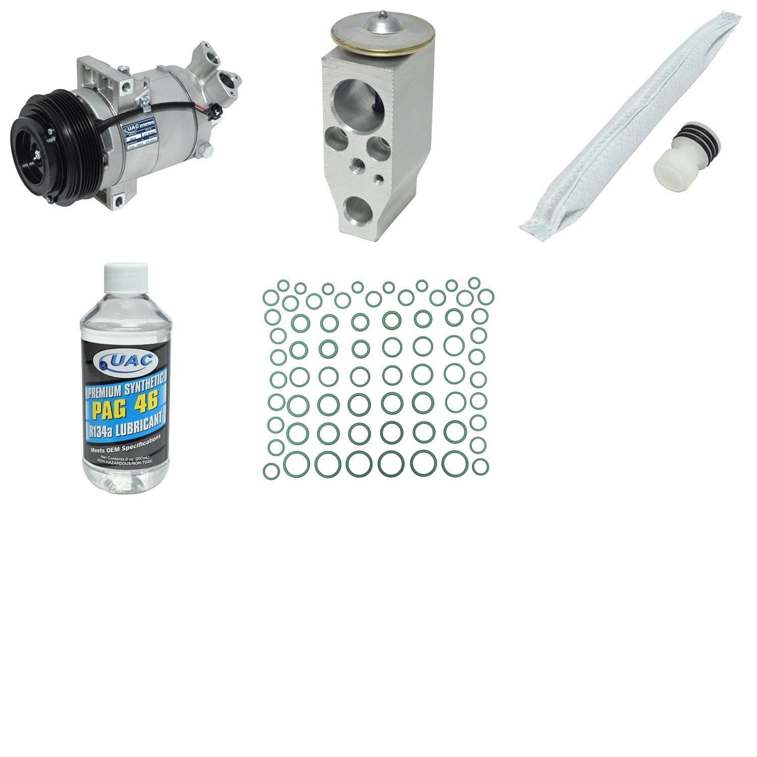 HVAC A/C Compressor Replacement Kit - Compatible with Multiple Car Models | High Performance Auto Air Conditioning System | Perfect for DIY Repairs & Professional Mechanics