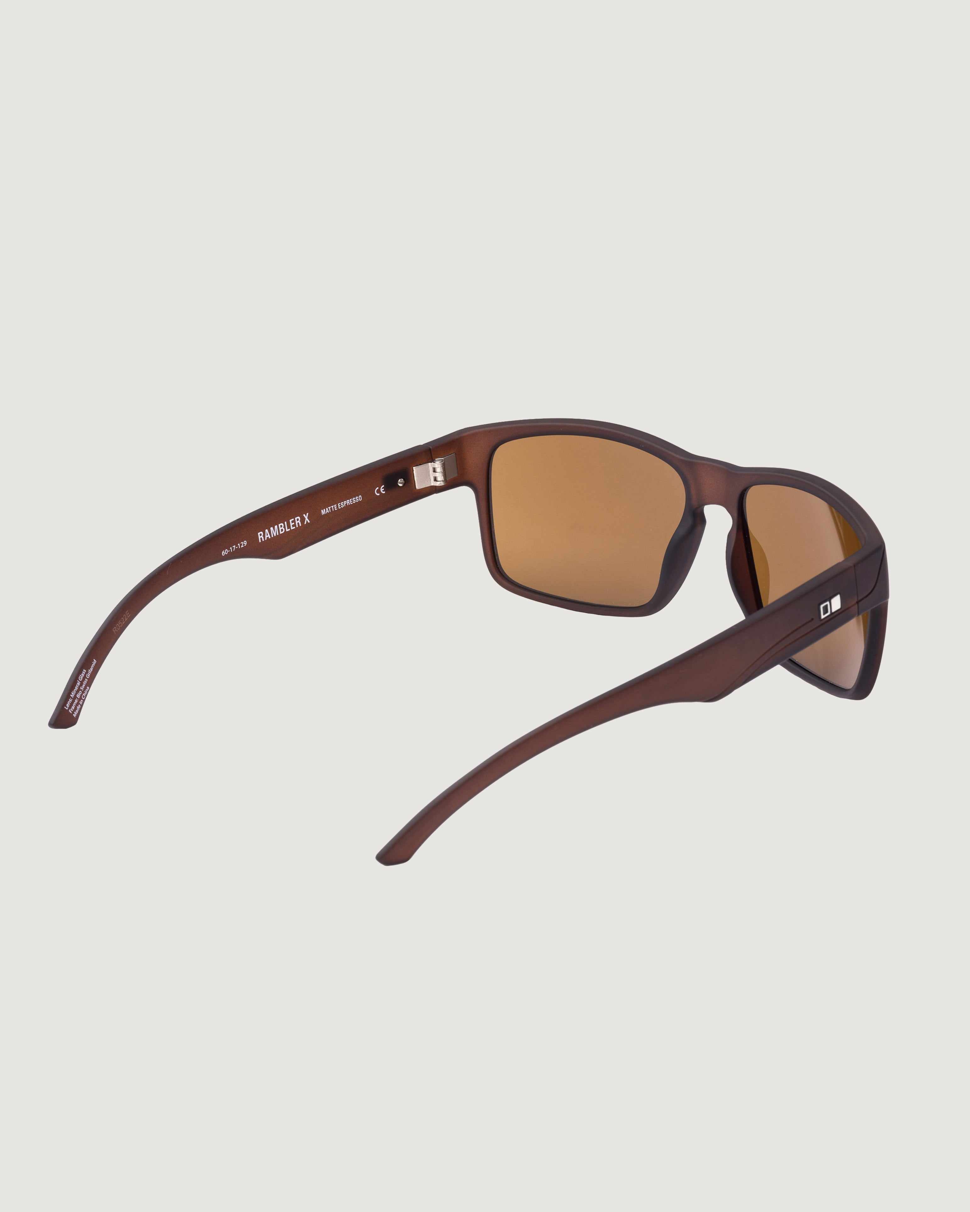 OTIS Rambler Sport X Sunglasses - Matte Espresso Brown Polarized Lenses for Men & Women - UV Protection for Running, Cycling & Outdoor Activities