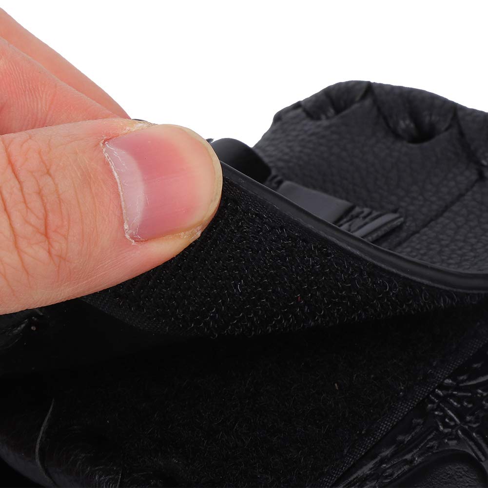 PU Leather Barber Scissors Bag - Professional Hair Cutting Scissors Pouch with Rivet Clips for Stylists | Scissors Storage Organizer for Salon, Travel & Home Use (Black)