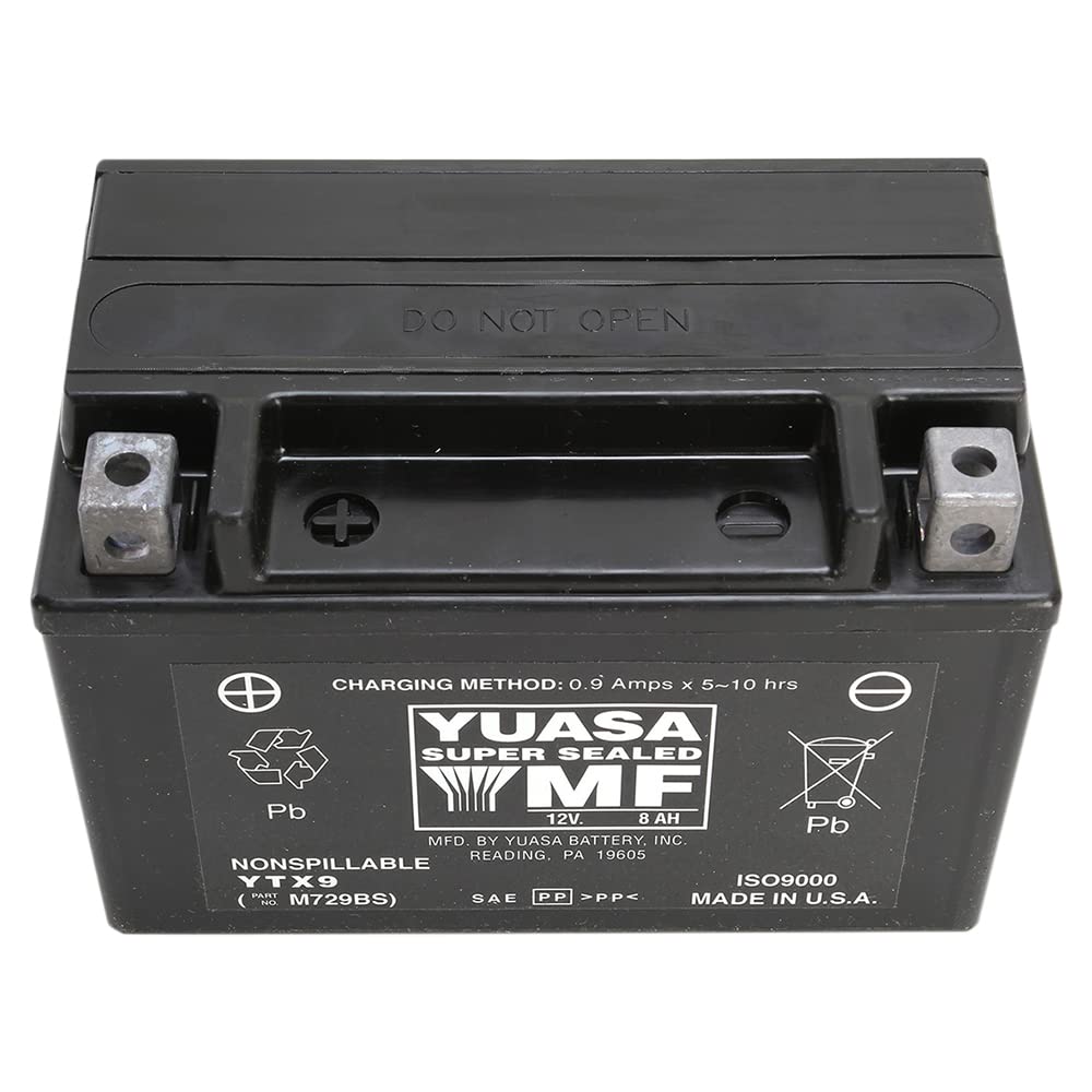 Yuasa YUAM729BS Factory Activated Battery - High-Performance Power Solution for Motorcycles, ATVs, and Powersports Vehicles