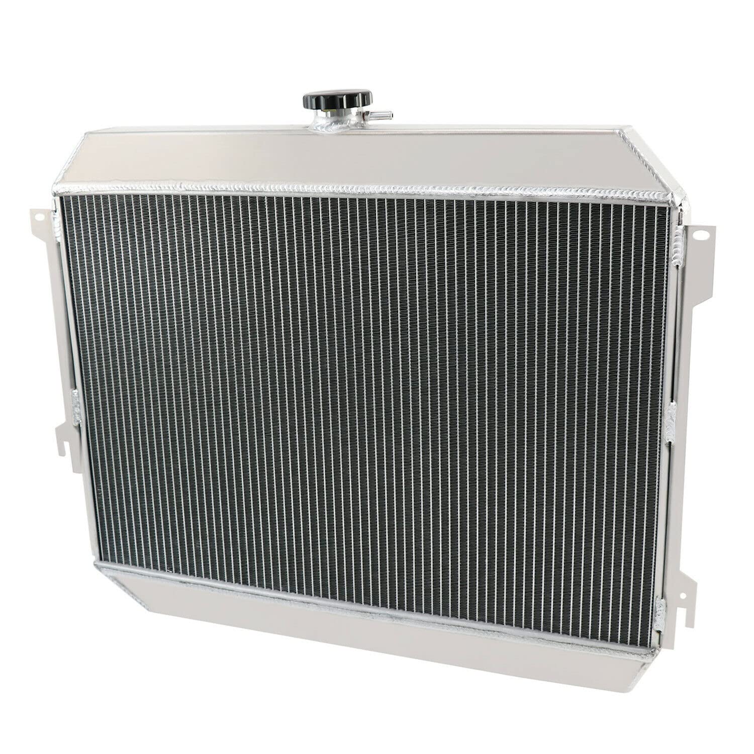 4-Row Aluminum Radiator for 1970-1974 Dodge Challenger & Charger Mopar V8 - High-Performance Cooling Upgrade for Classic Muscle Cars & Hot Rods