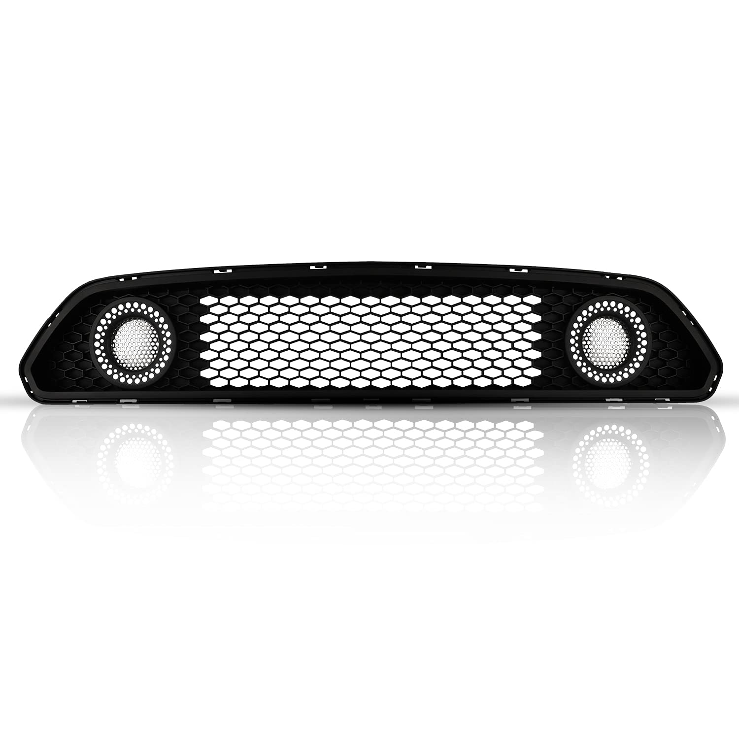 2015-2017 Ford Mustang LED DRL Center Grille Lights - White Accent Vent Lights for Front Bumper & Upper Hood | Nixon Offroad | Perfect for Night Driving & Car Customization