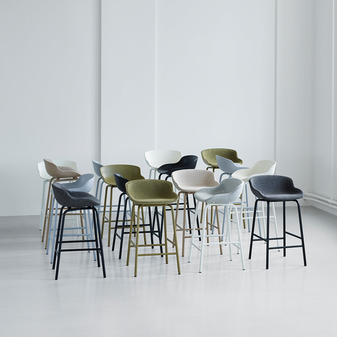 Premium Hyg Bar & Counter Stool - Fully Upholstered Modern Kitchen & Dining Stool for Home, Cafe & Restaurant Use
