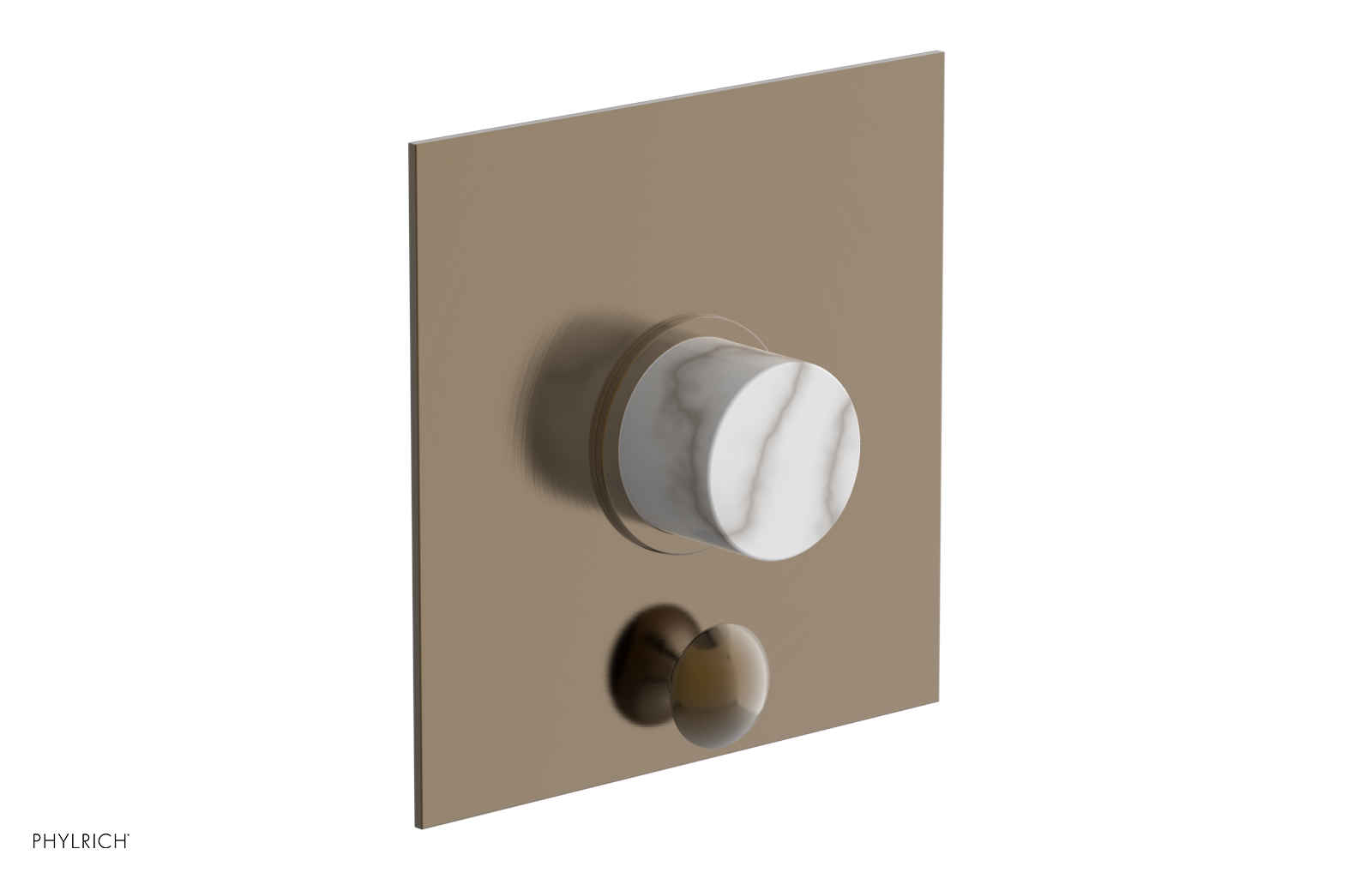 Premium BASIC II Pressure Balance Shower Plate with Diverter & Handle Trim Set - 4 Inch Chrome Finish for Bathroom Renovation | Perfect for Modern Home & Spa Experience